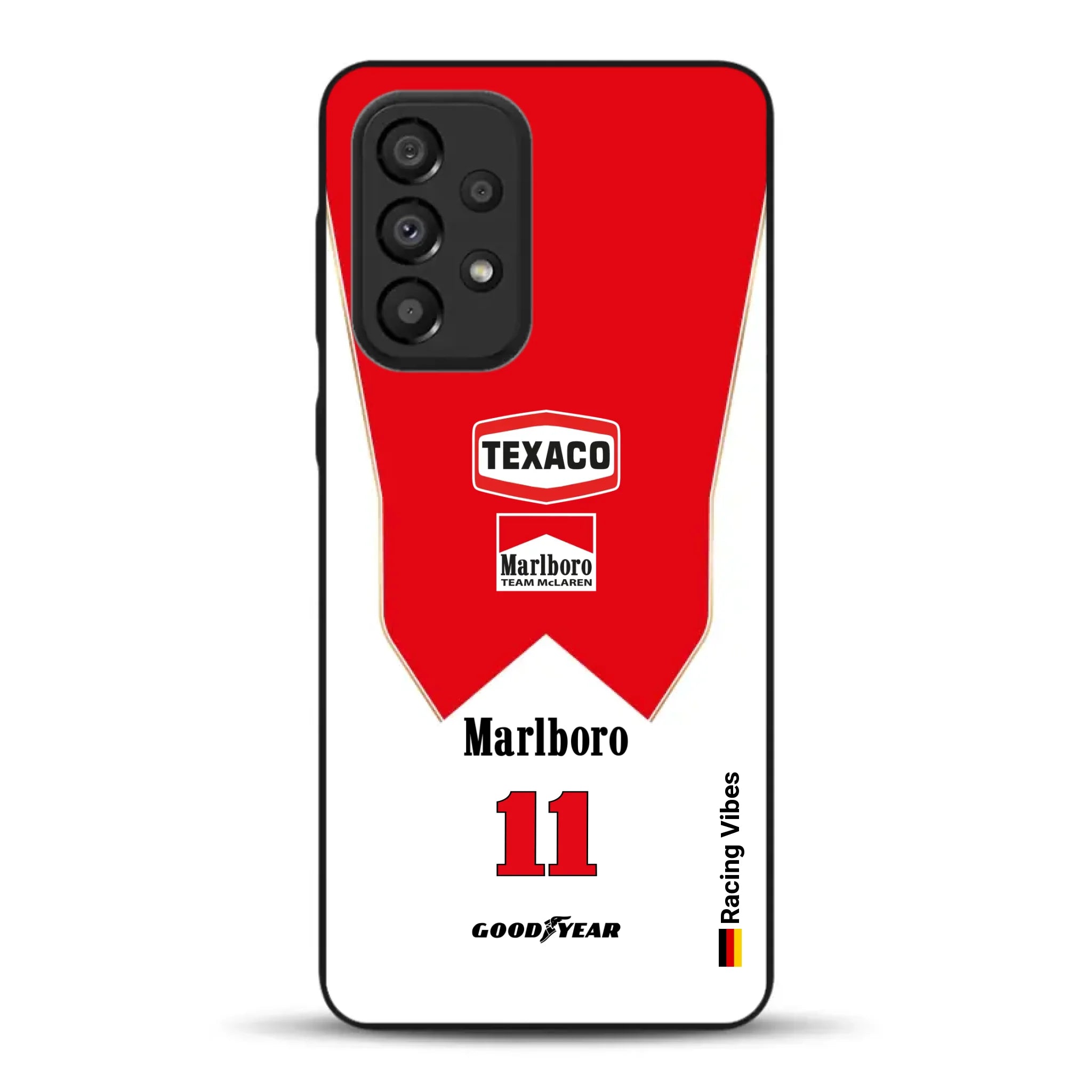 James Hunt McLaren M23 Livery - Individuelle Handyhülle für Samsung