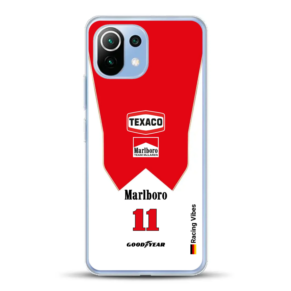 James Hunt McLaren M23 Livery - Individuelle Handyhülle für Xiaomi