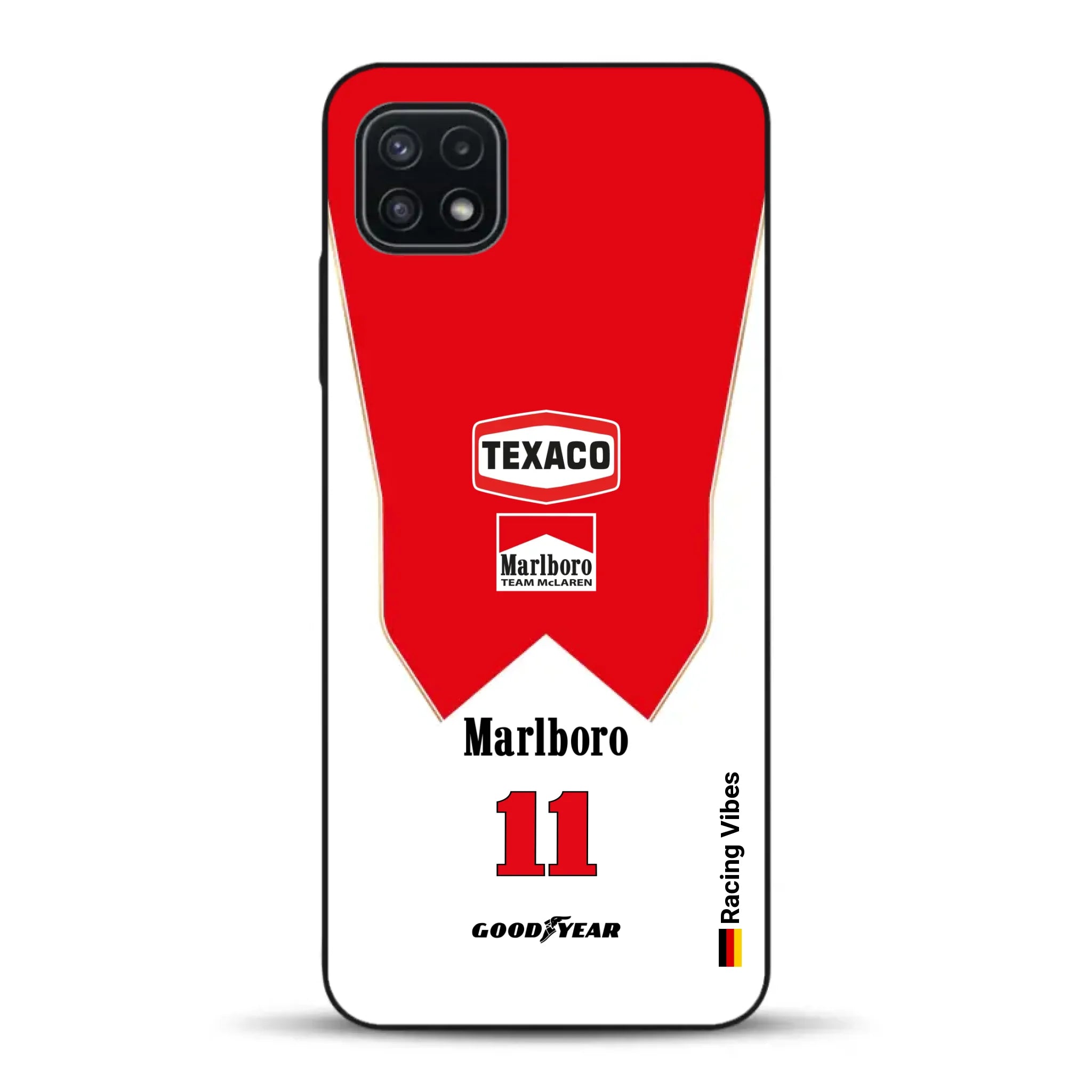 James Hunt McLaren M23 Livery - Individuelle Handyhülle für Samsung