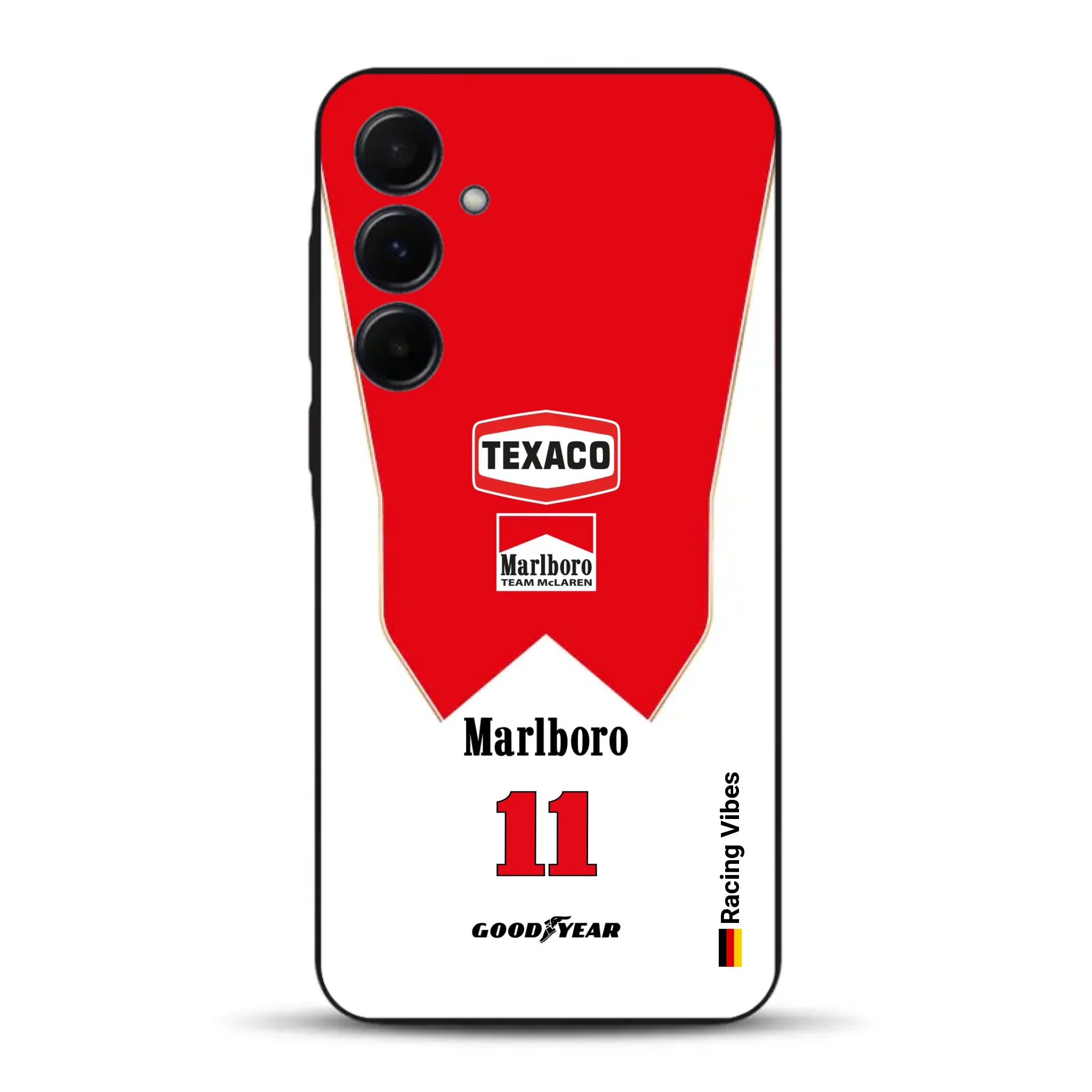 James Hunt McLaren M23 Livery - Individuelle Handyhülle für Samsung