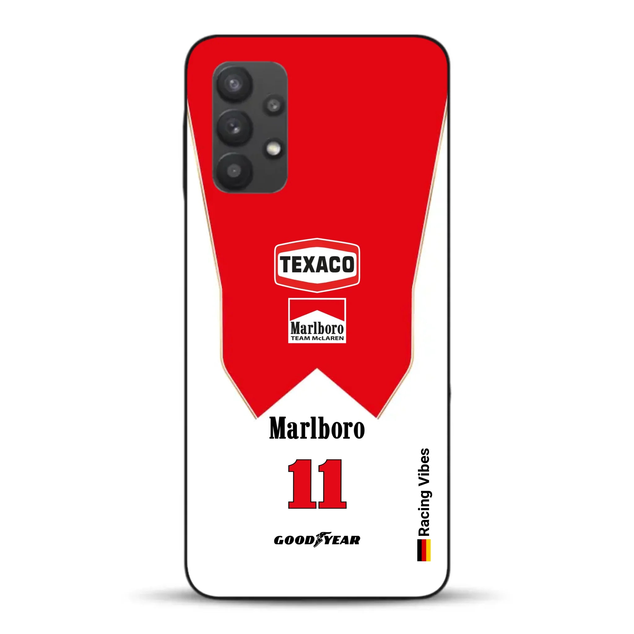 James Hunt McLaren M23 Livery - Individuelle Handyhülle für Samsung
