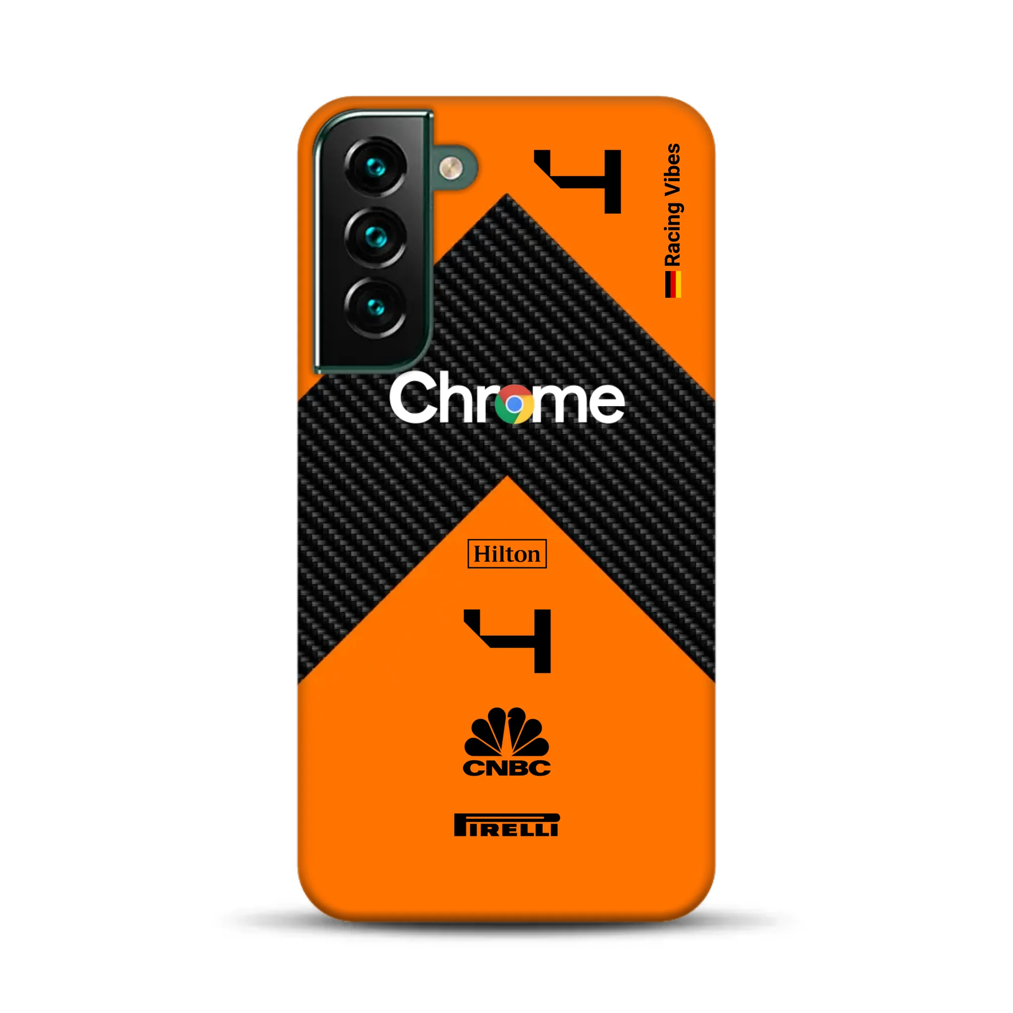 McL F1 2024 Livery – Custodia premium personalizzata per Samsung