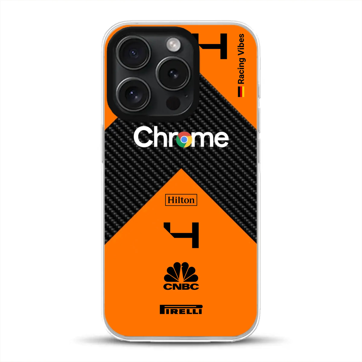 McL F1 2024 Livery - Individuelle Handyhülle für iPhone