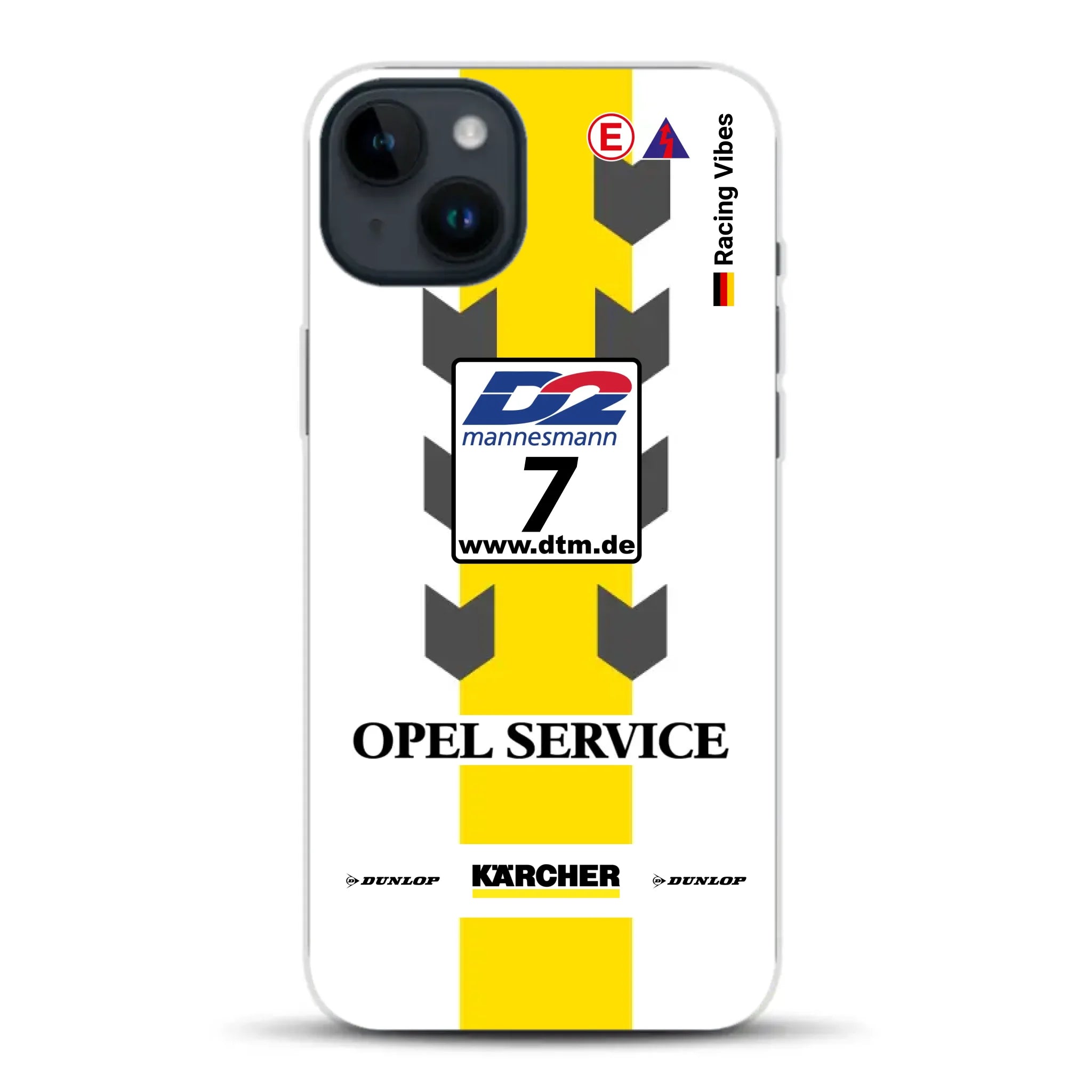 Astra V8 Coupé DTM #7 Team Phoenix 2000 Livery - Individuelle Handyhülle für iPhone