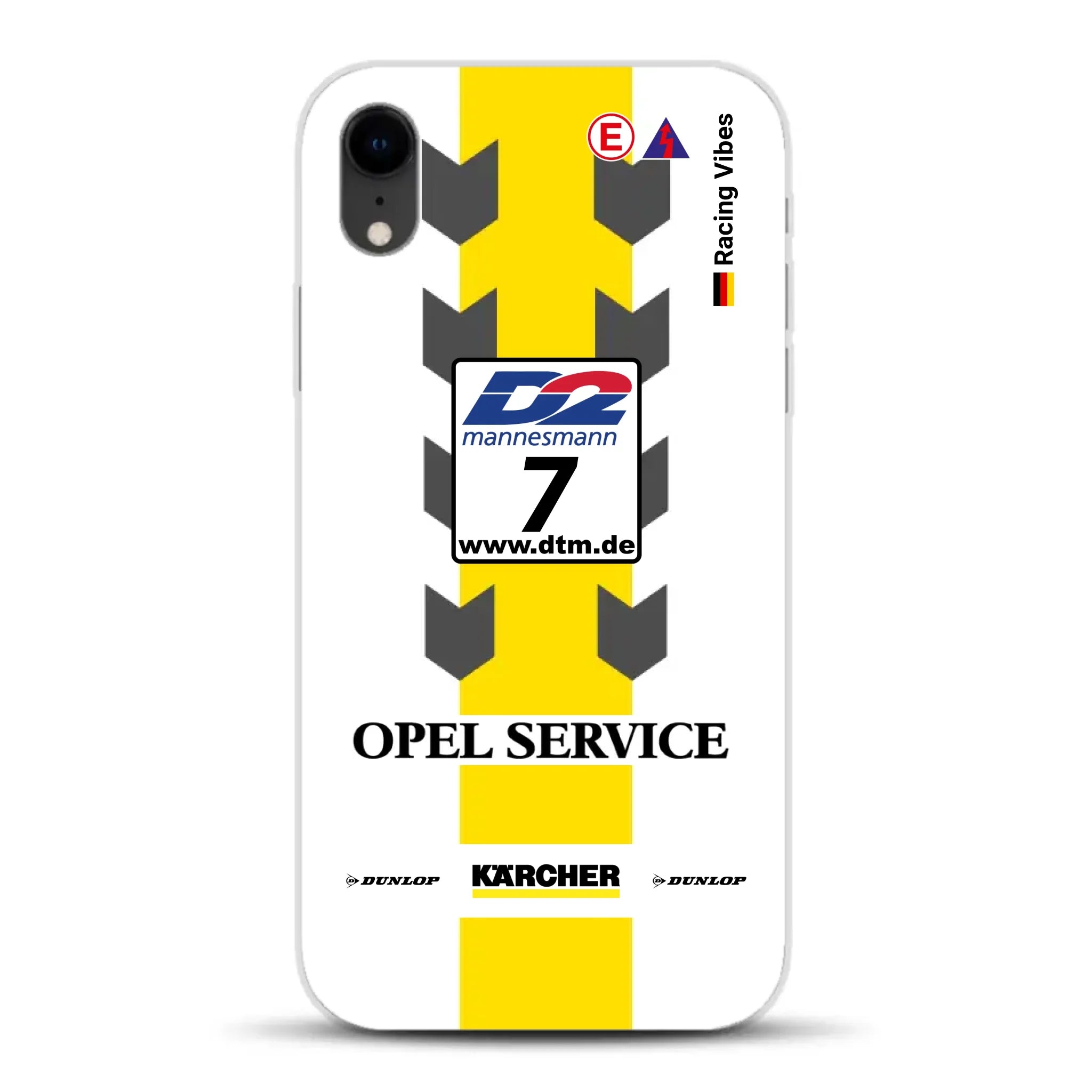 Astra V8 Coupé DTM #7 Team Phoenix 2000 Livery - Individuelle Handyhülle für iPhone