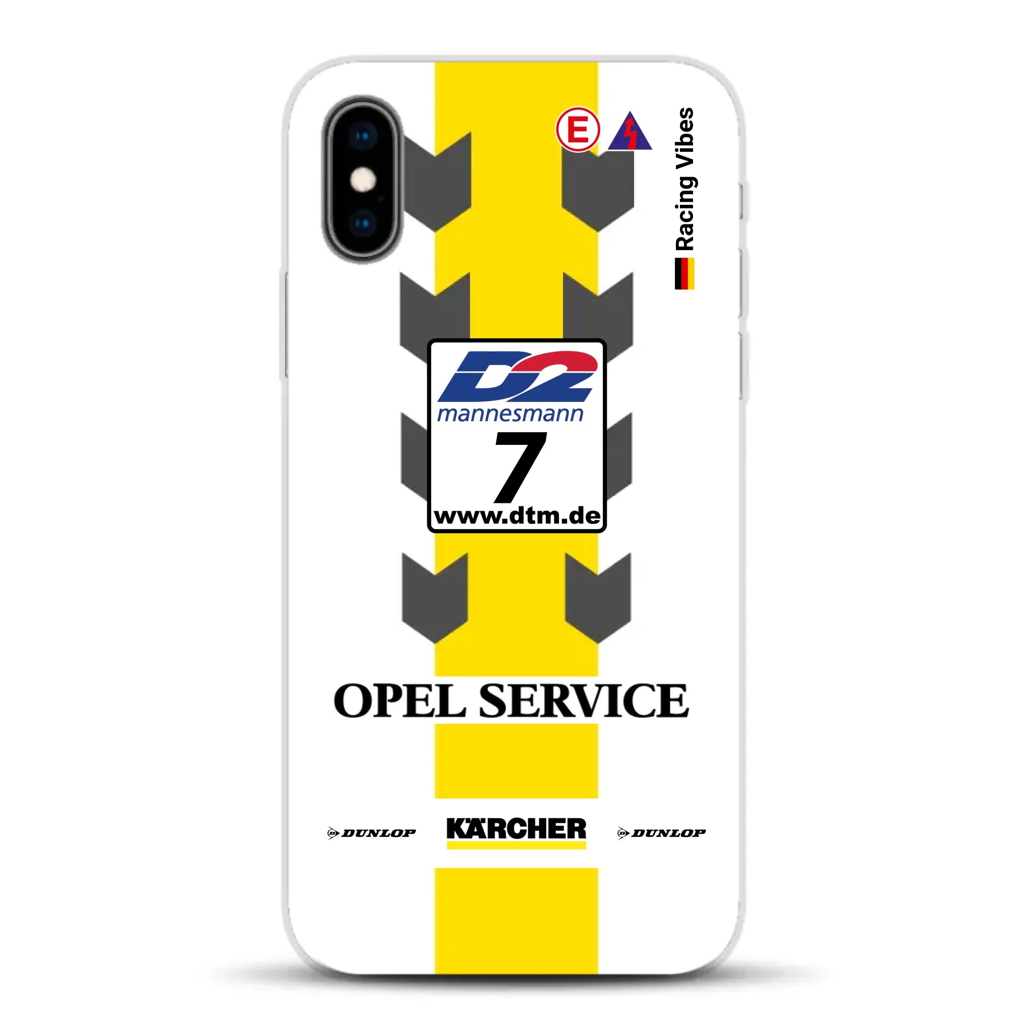 Astra V8 Coupé DTM #7 Team Phoenix 2000 Livery - Individuelle Handyhülle für iPhone