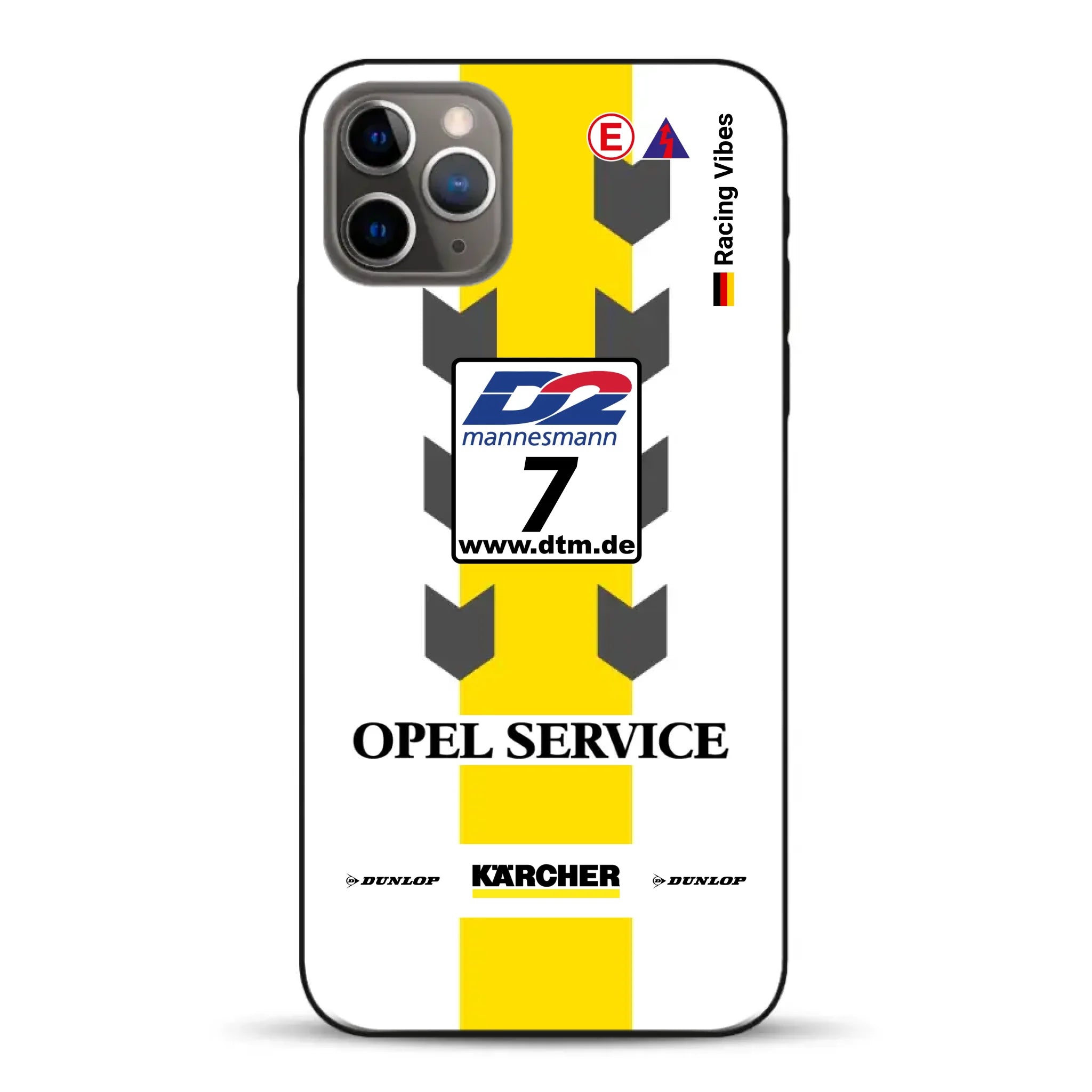 Astra V8 Coupé DTM #7 Team Phoenix 2000 Livery - Individuelle Handyhülle für iPhone