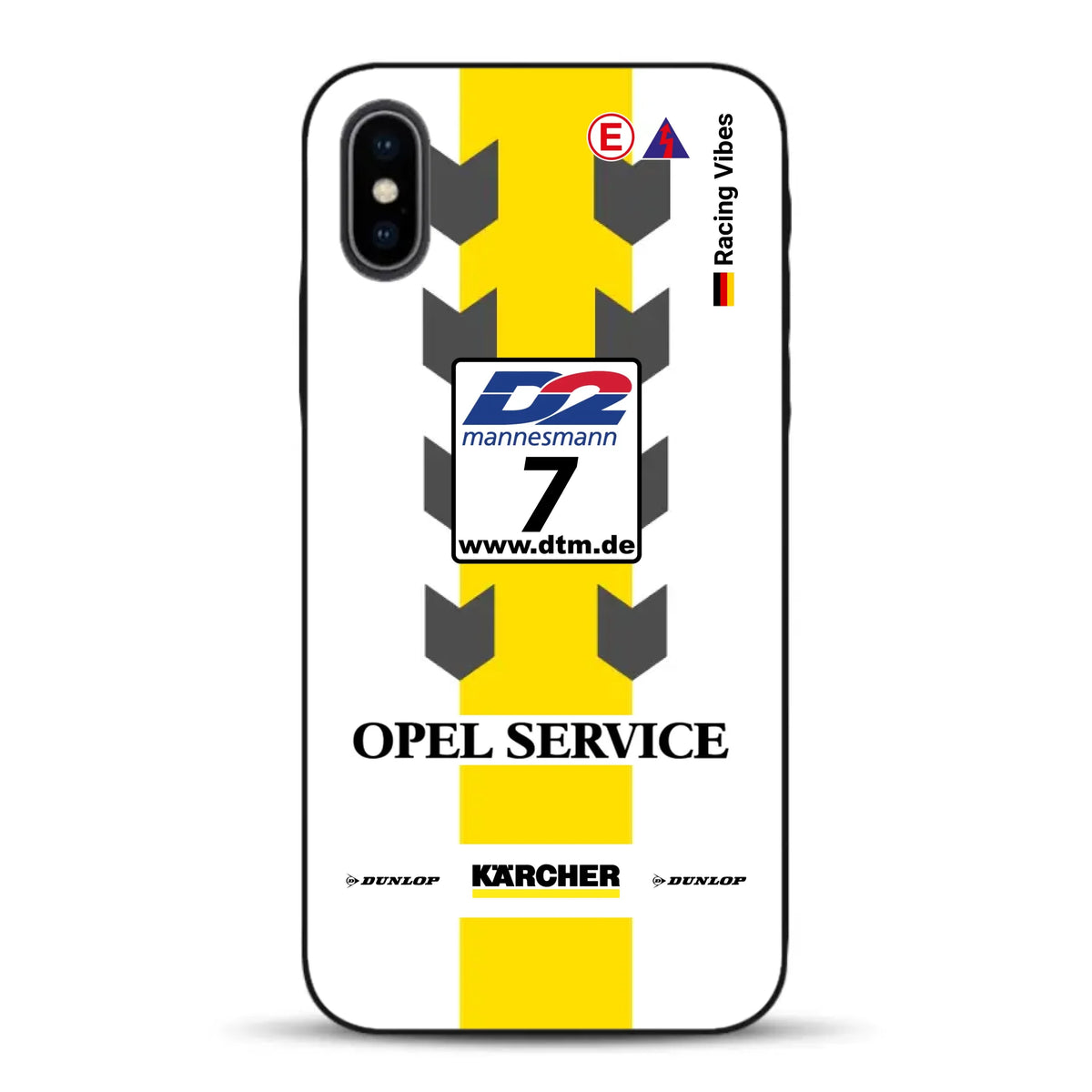 Astra V8 Coupé DTM #7 Team Phoenix 2000 Livery - Personnalisé coque pour iPhone