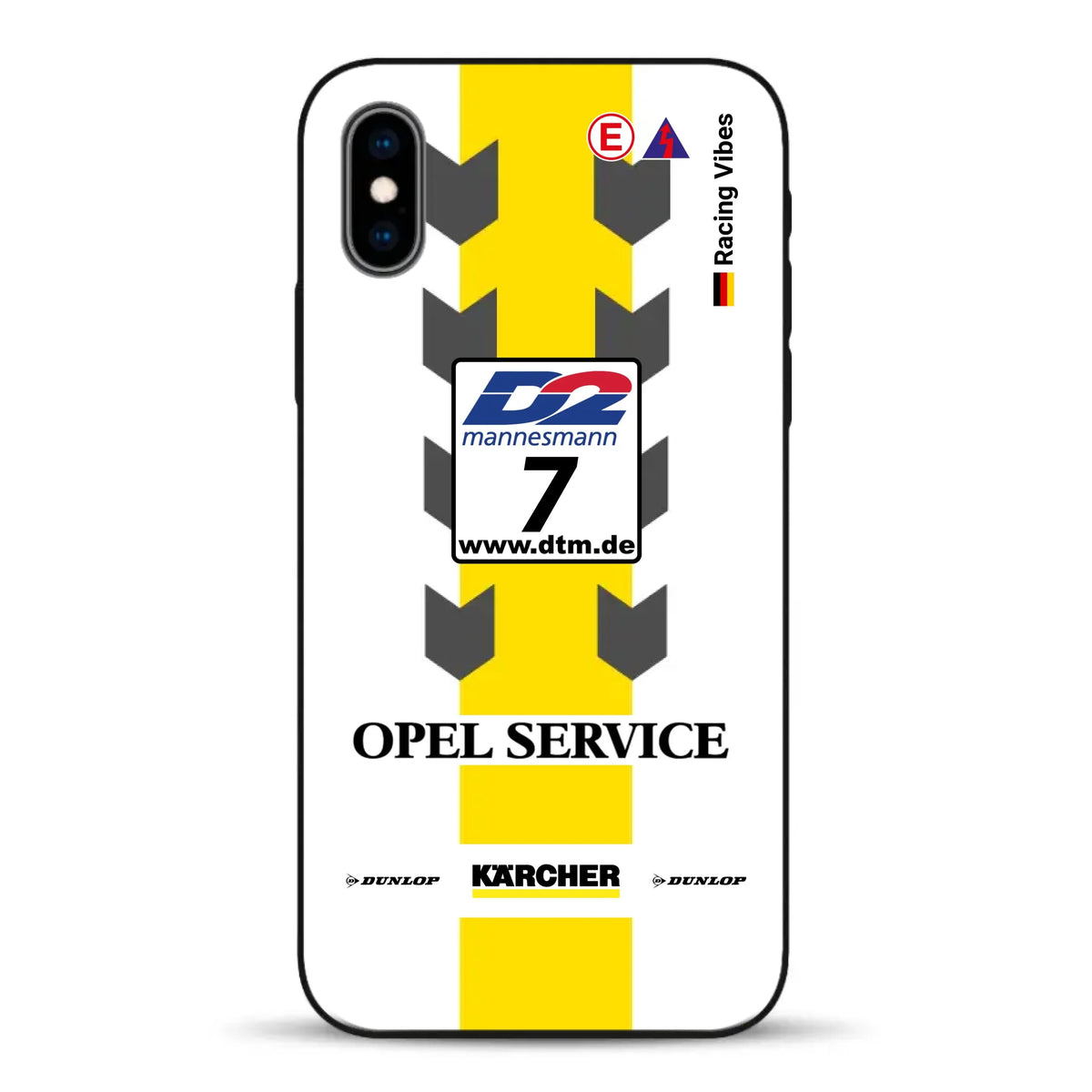 Astra V8 Coupé DTM #7 Team Phoenix 2000 Livery - Personnalisé coque pour iPhone