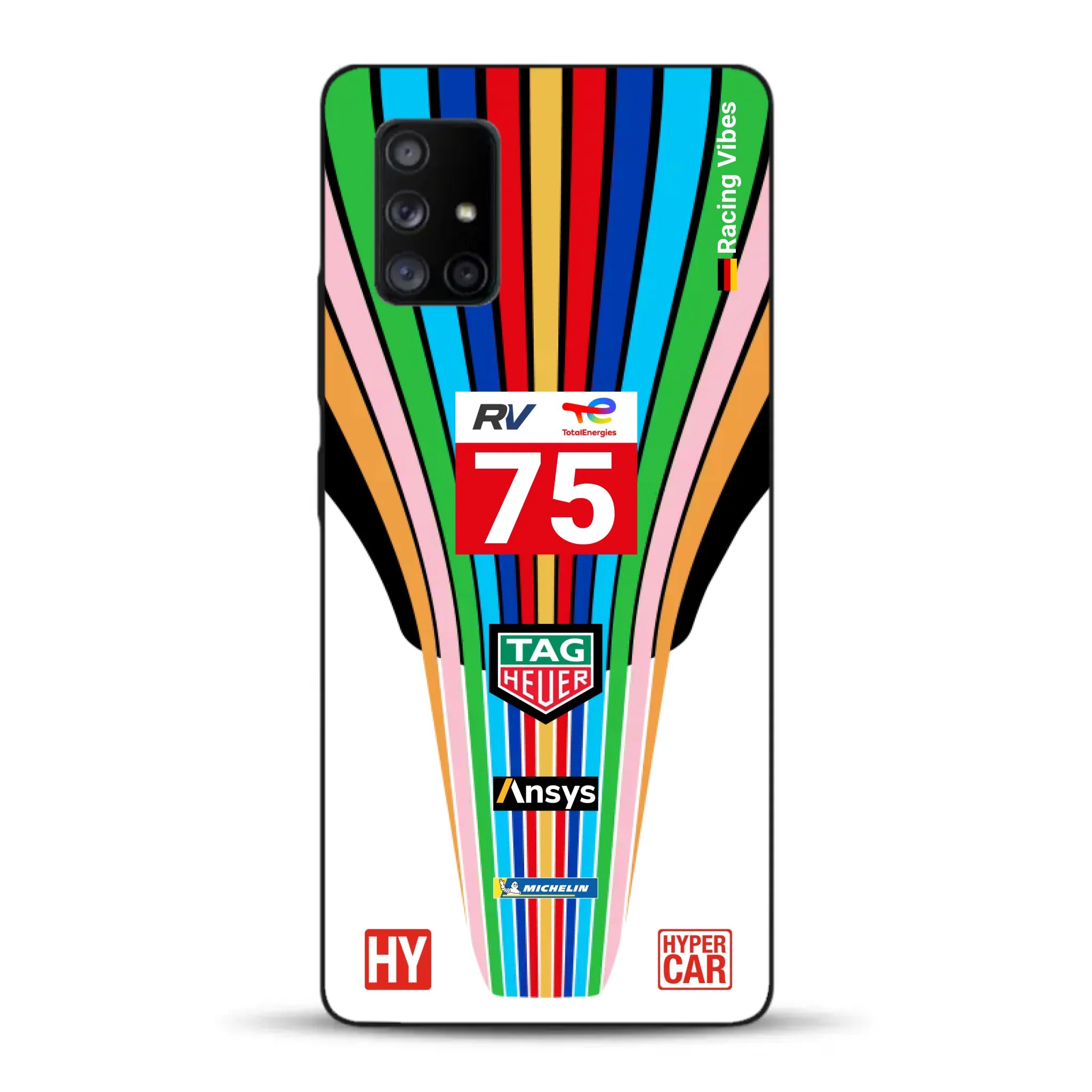 Porsche 963 #75 2023 Livery - Custodia per cellulare personalizzata per Samsung