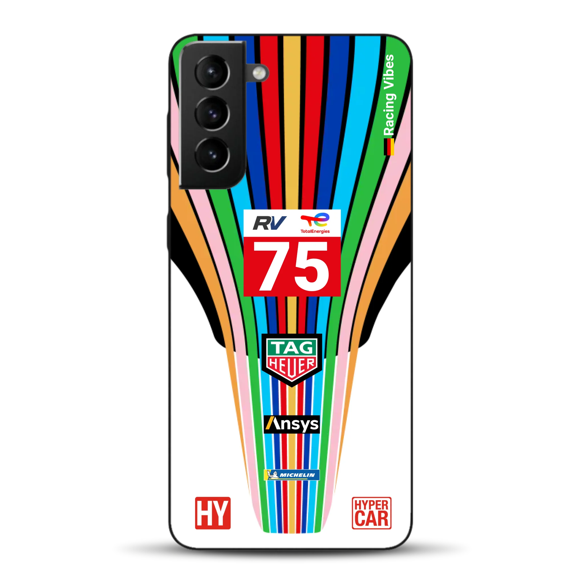 Porsche 963 #75 2023 Livery - Custodia per cellulare personalizzata per Samsung