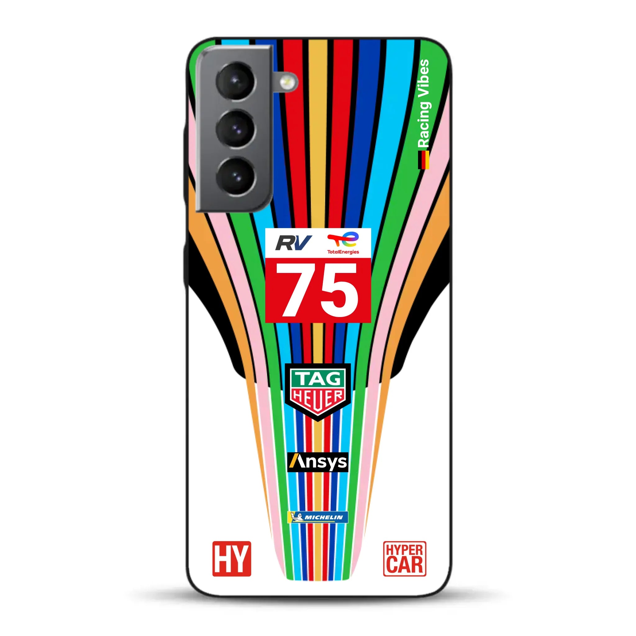 Porsche 963 #75 2023 Livery - Custodia per cellulare personalizzata per Samsung