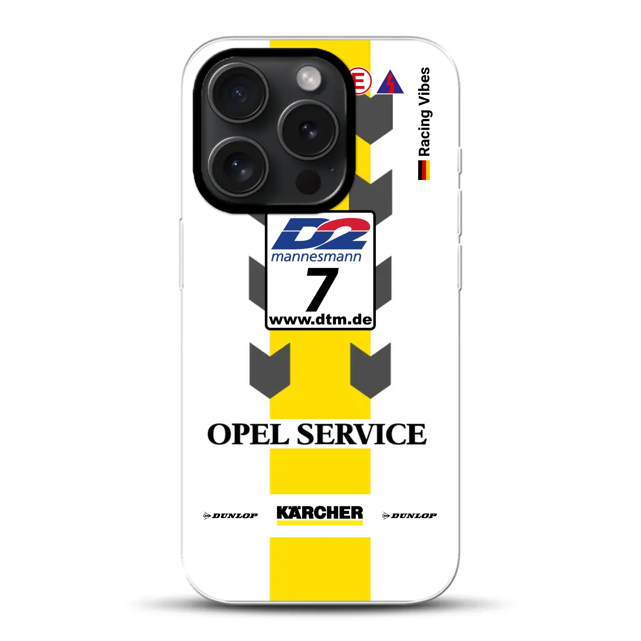 Astra V8 Coupé DTM #7 Team Phoenix 2000 Livery - Individuelle Handyhülle für iPhone