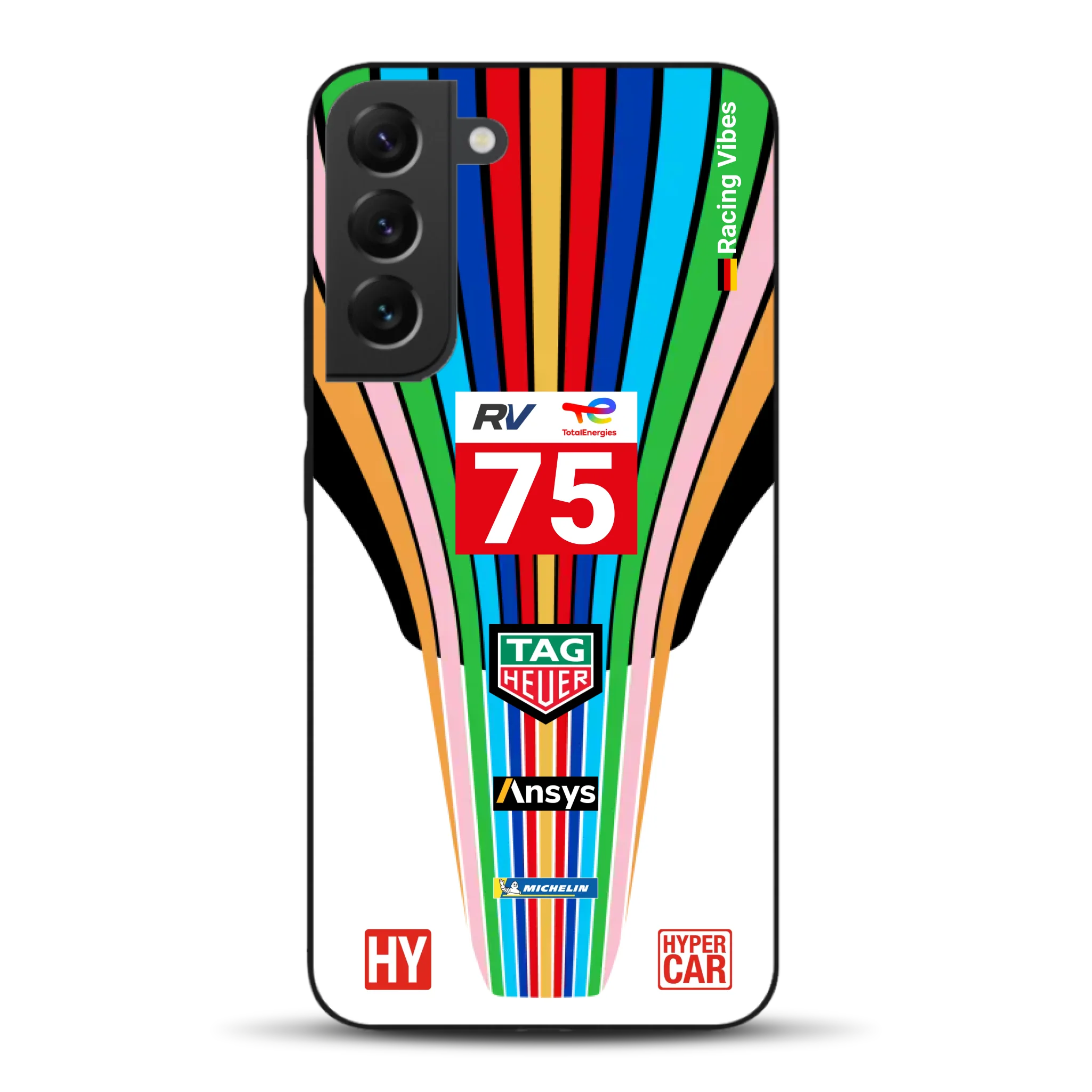 Porsche 963 #75 2023 Livery - Custodia per cellulare personalizzata per Samsung