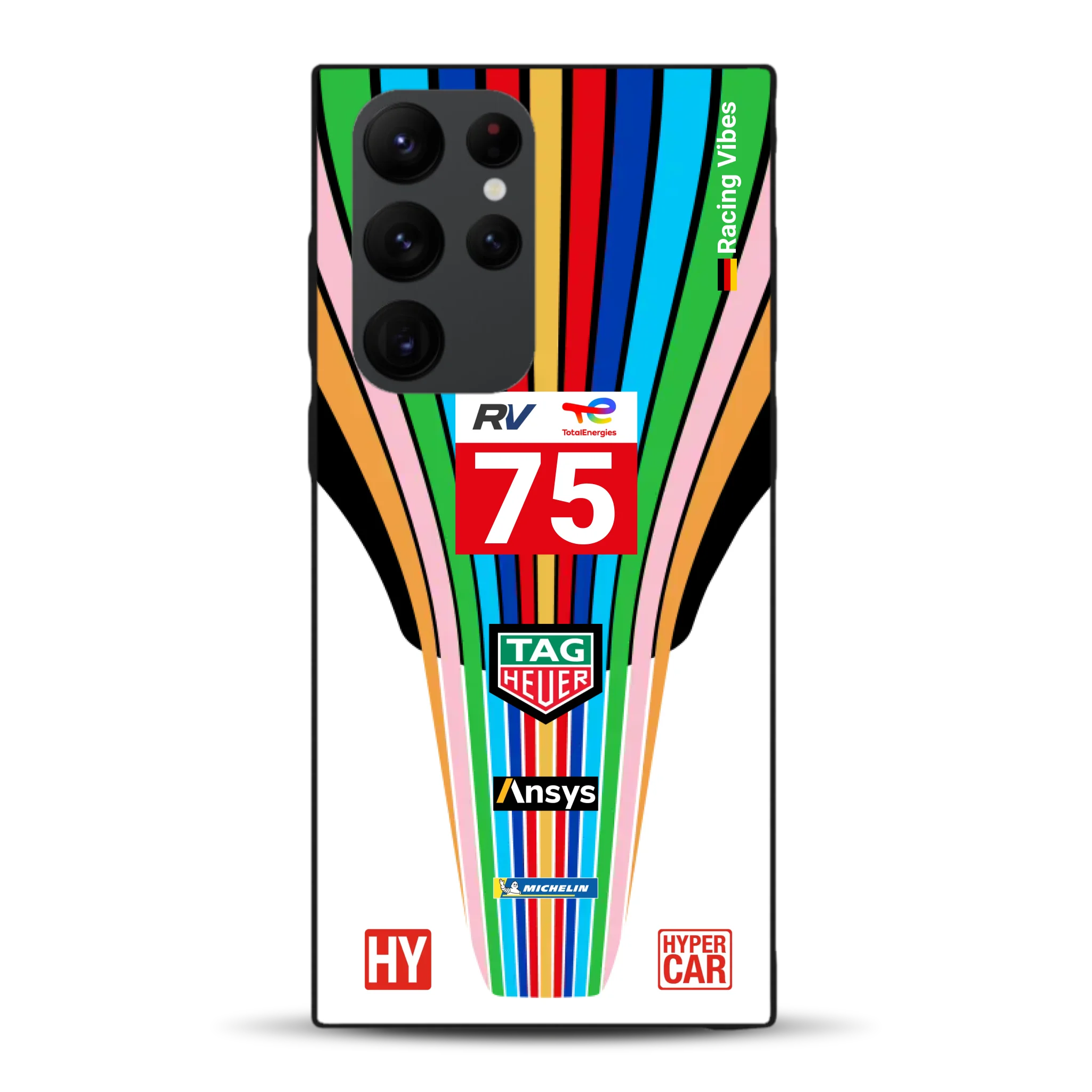 Porsche 963 #75 2023 Livery - Custodia per cellulare personalizzata per Samsung