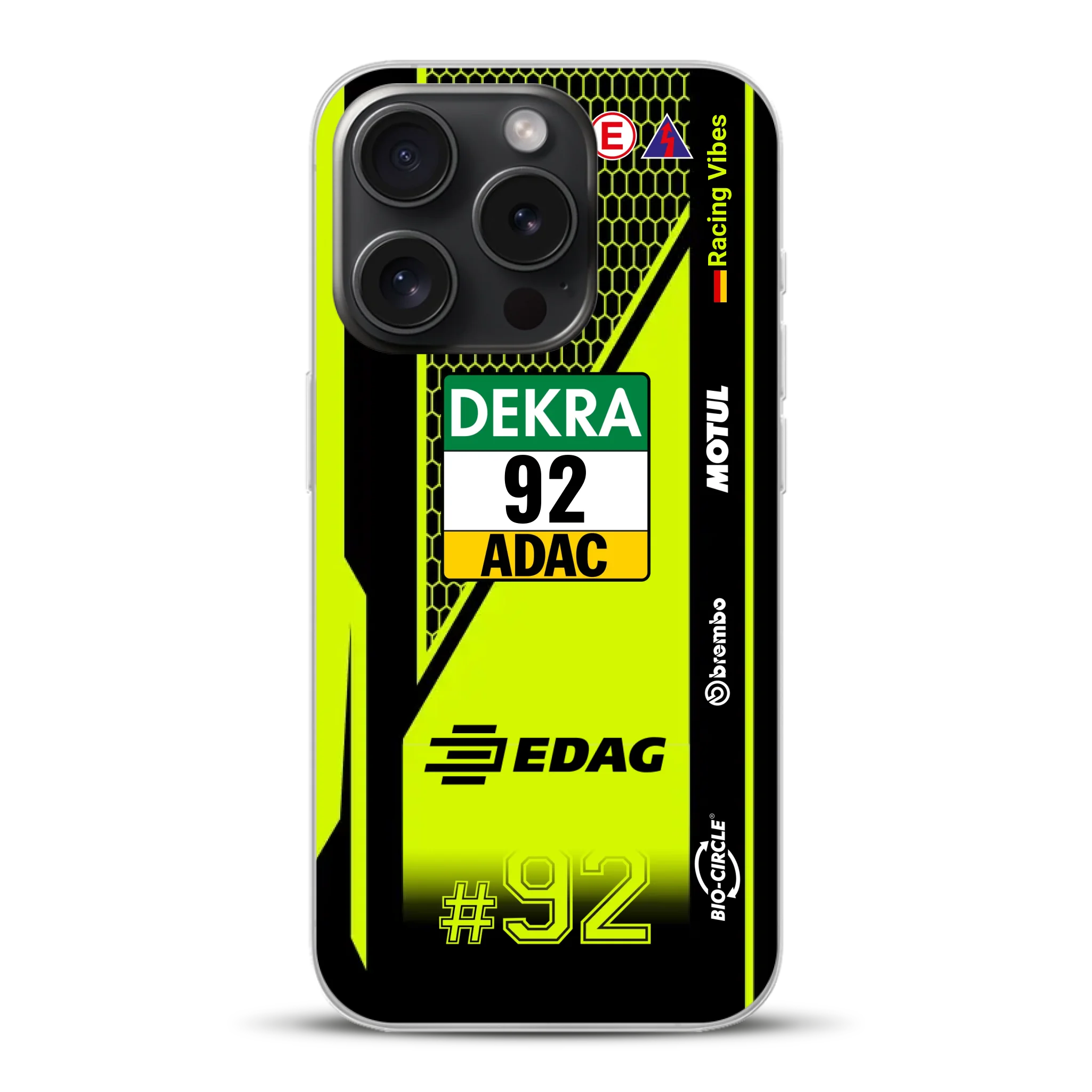 Huracán GT3 EVO2 #92 DTM Champion 2024 Livery - Individuelle Handyhülle für iPhone