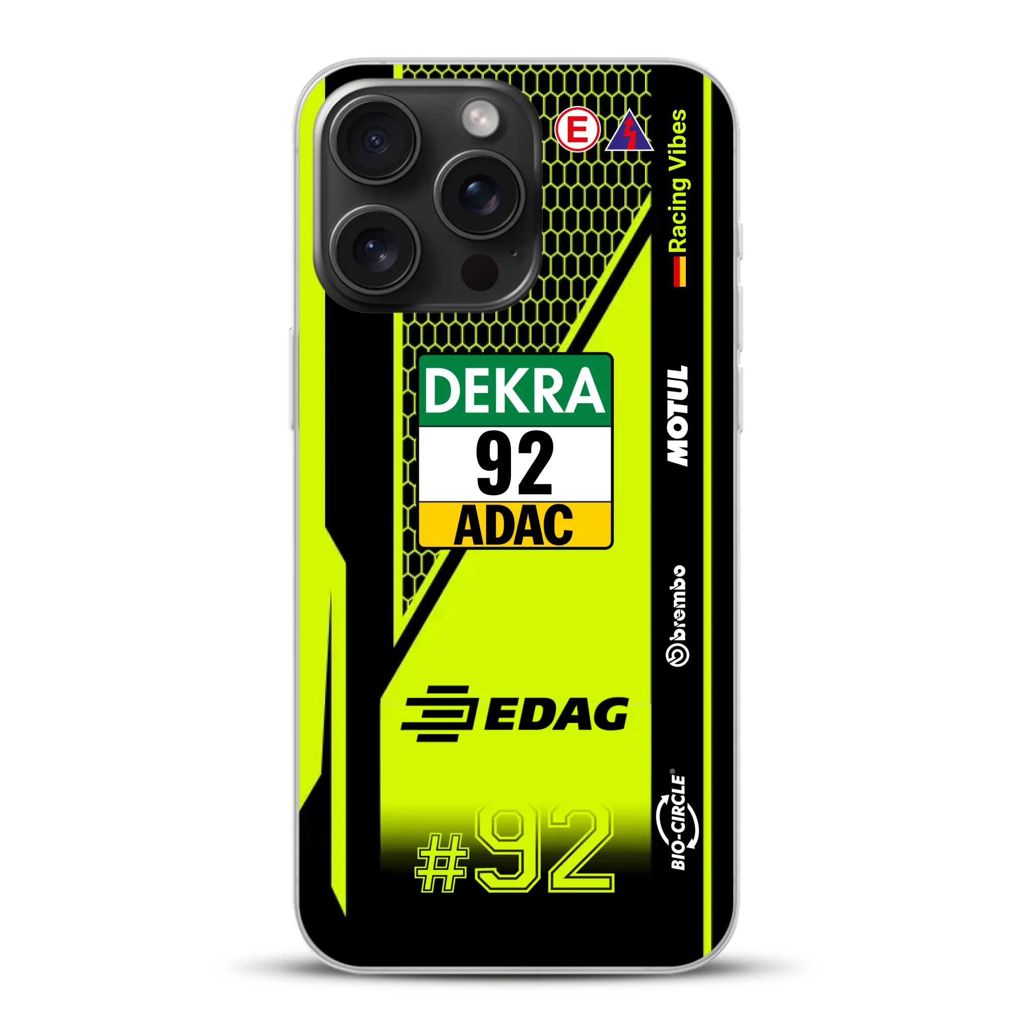 Huracán GT3 EVO2 #92 DTM Champion 2024 Livery - Individuelle Handyhülle für iPhone