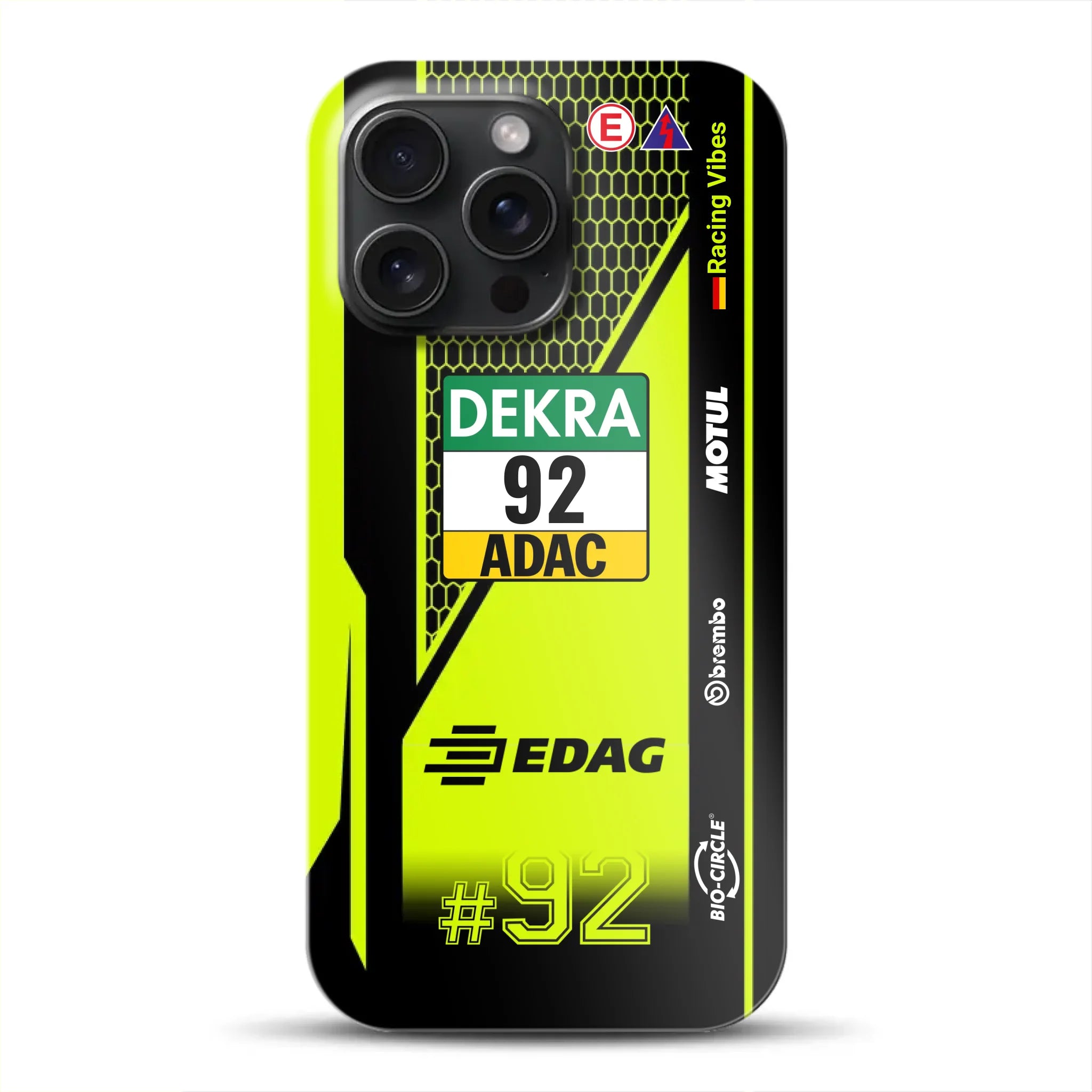 Huracán GT3 EVO2 #92 DTM Champion 2024 Livery – Custodia premium personalizzata per iPhone