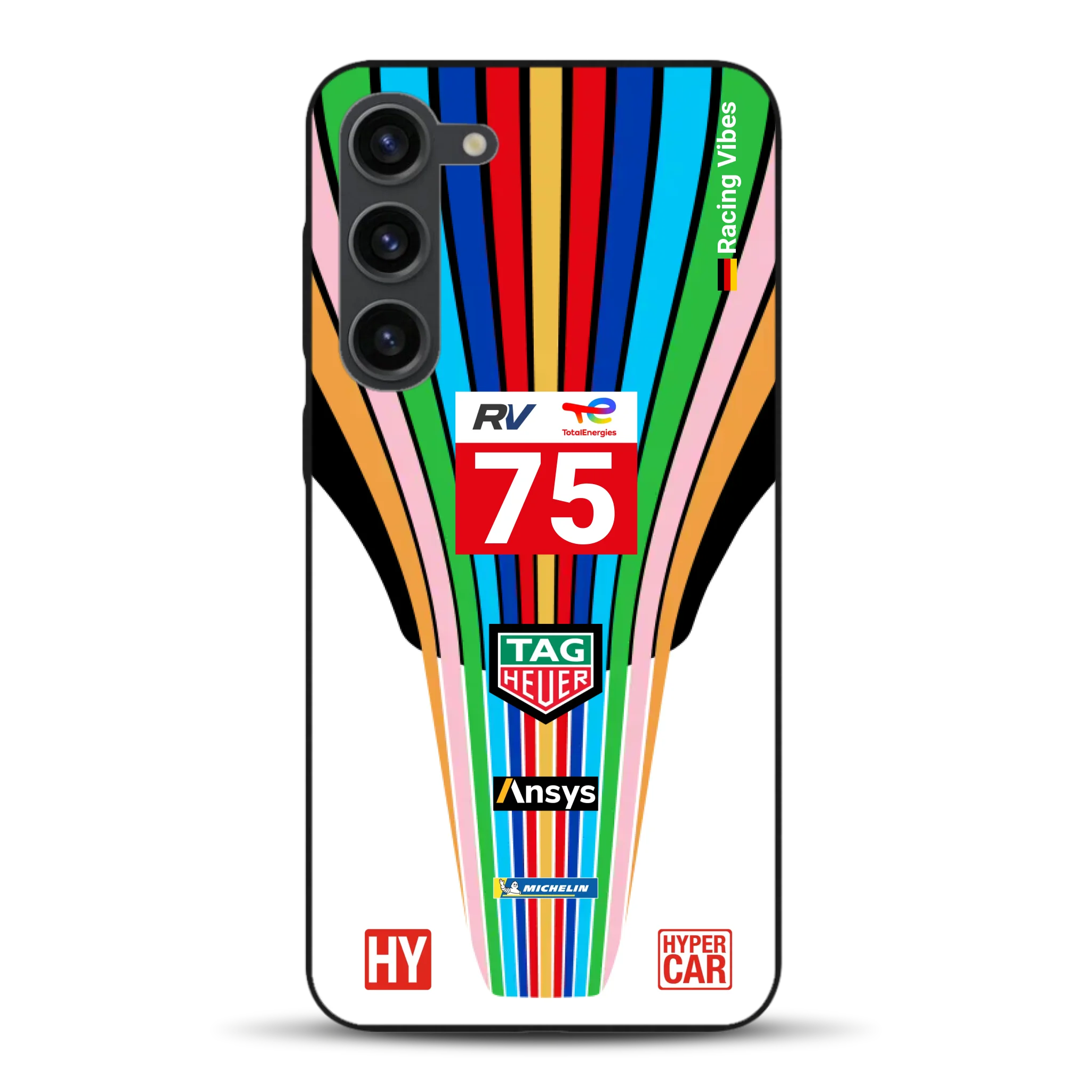 Porsche 963 #75 2023 Livery - Custodia per cellulare personalizzata per Samsung