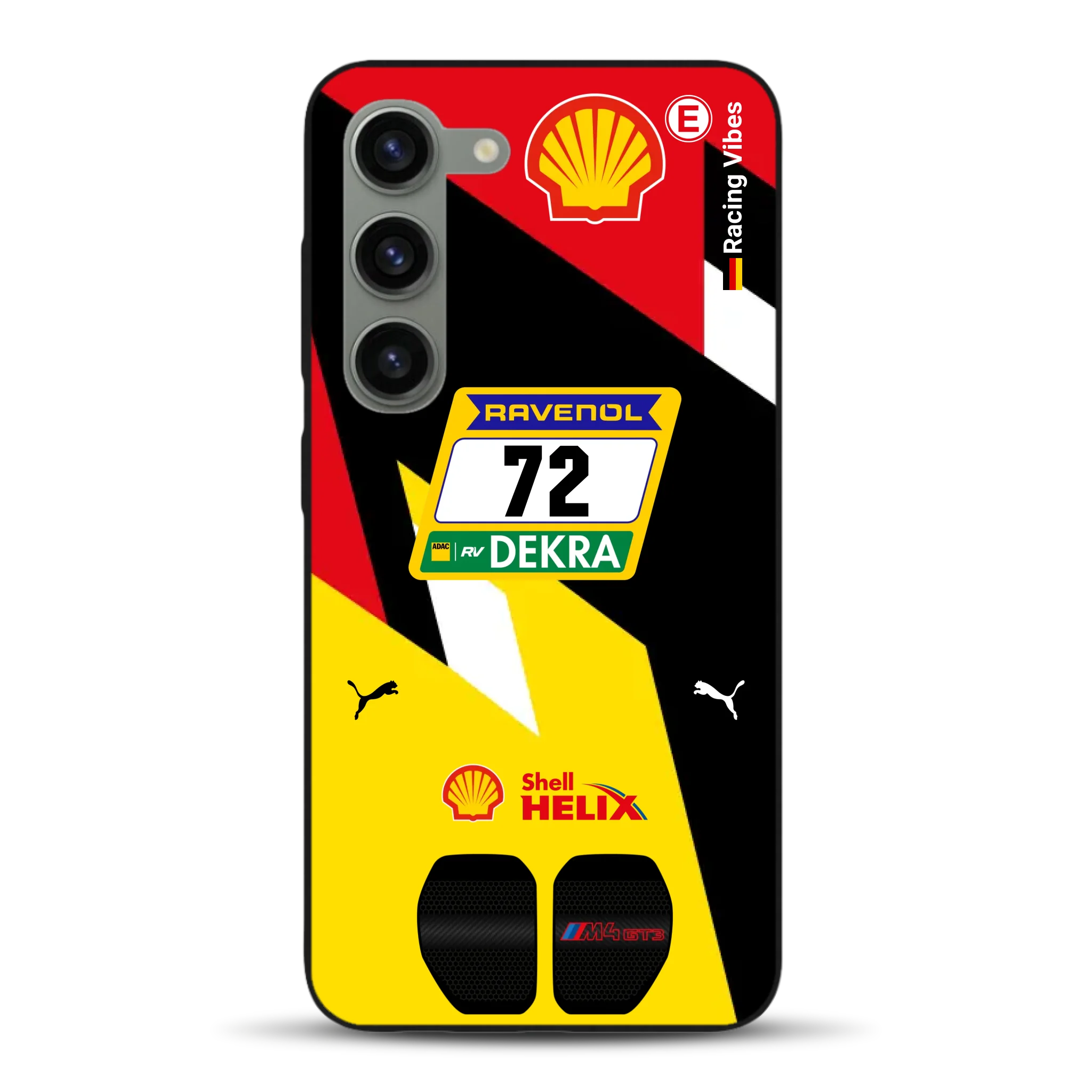 RMG M4 GT3 #72 Nürburgring 24h Qualifiers 2024 Livery - Custodia per cellulare personalizzata per Samsung