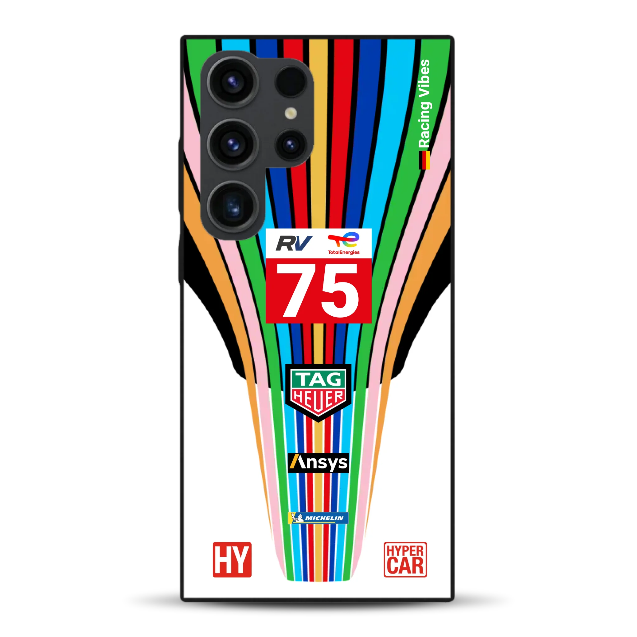 Porsche 963 #75 2023 Livery - Custodia per cellulare personalizzata per Samsung