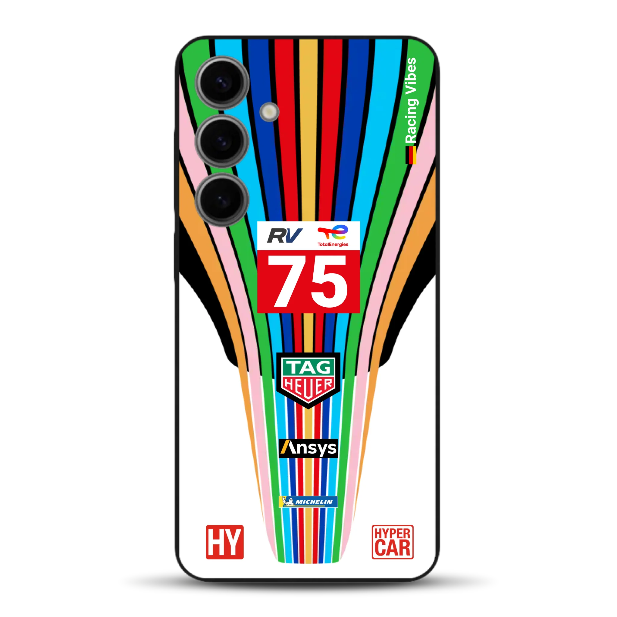 Porsche 963 #75 2023 Livery - Custodia per cellulare personalizzata per Samsung