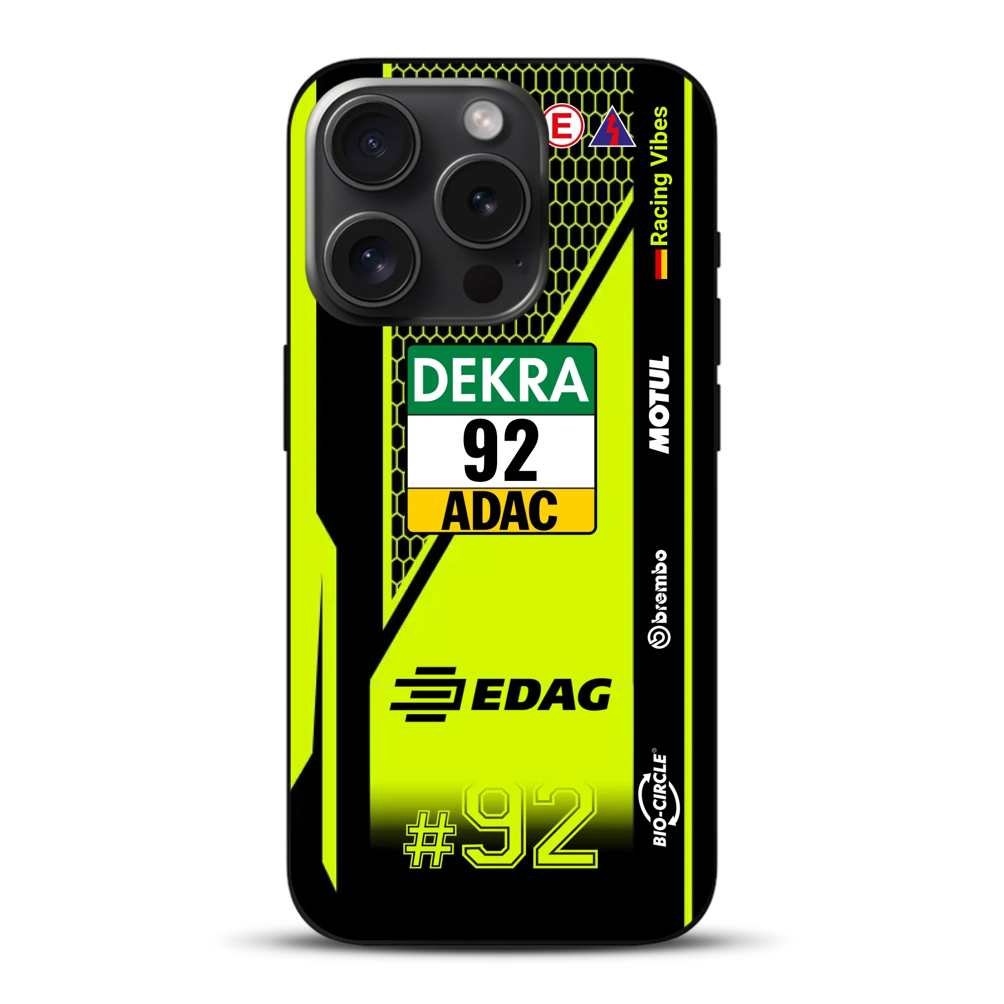 Huracán GT3 EVO2 #92 DTM Champion 2024 Livery - Individuelle Handyhülle für iPhone