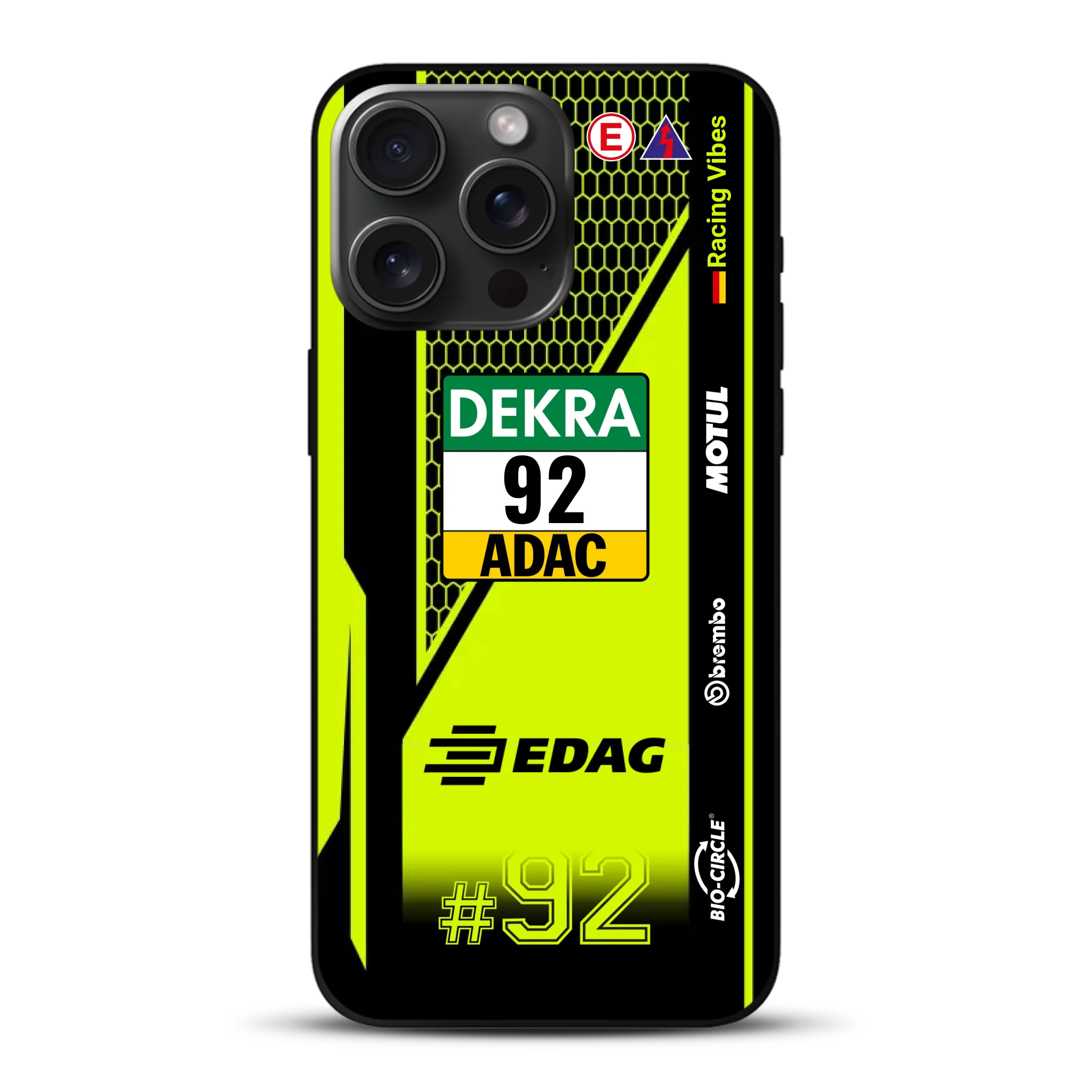 Huracán GT3 EVO2 #92 DTM Champion 2024 Livery - Individuelle Handyhülle für iPhone