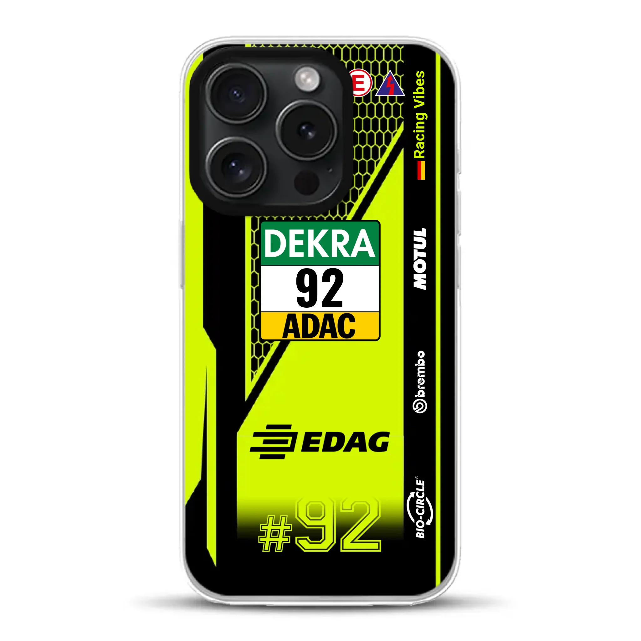 Huracán GT3 EVO2 #92 DTM Champion 2024 Livery - Individuelle Handyhülle für iPhone