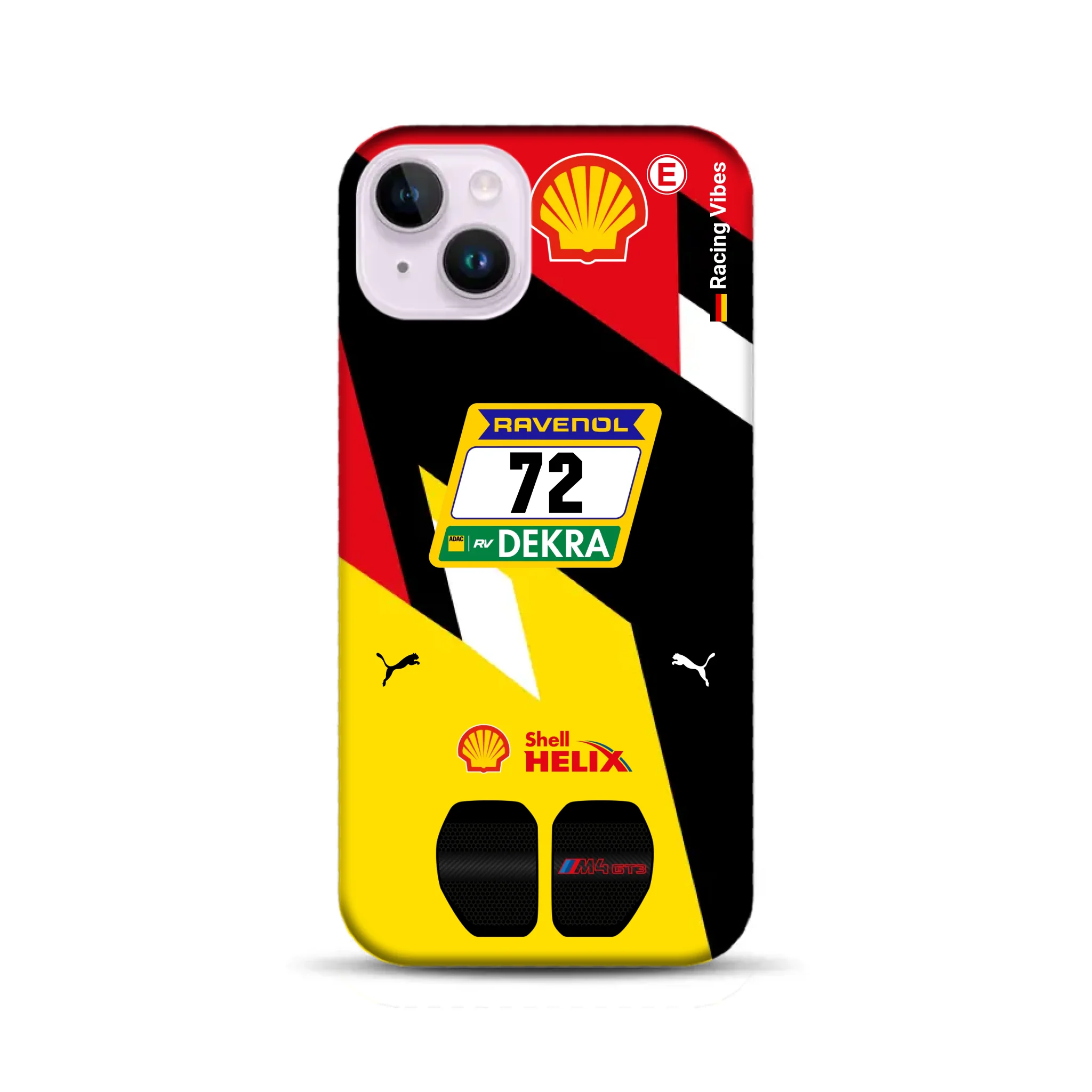 RMG M4 GT3 #72 Nürburgring 24h Qualifiers 2024 Livery – Personnalisé Premium Case pour iPhone