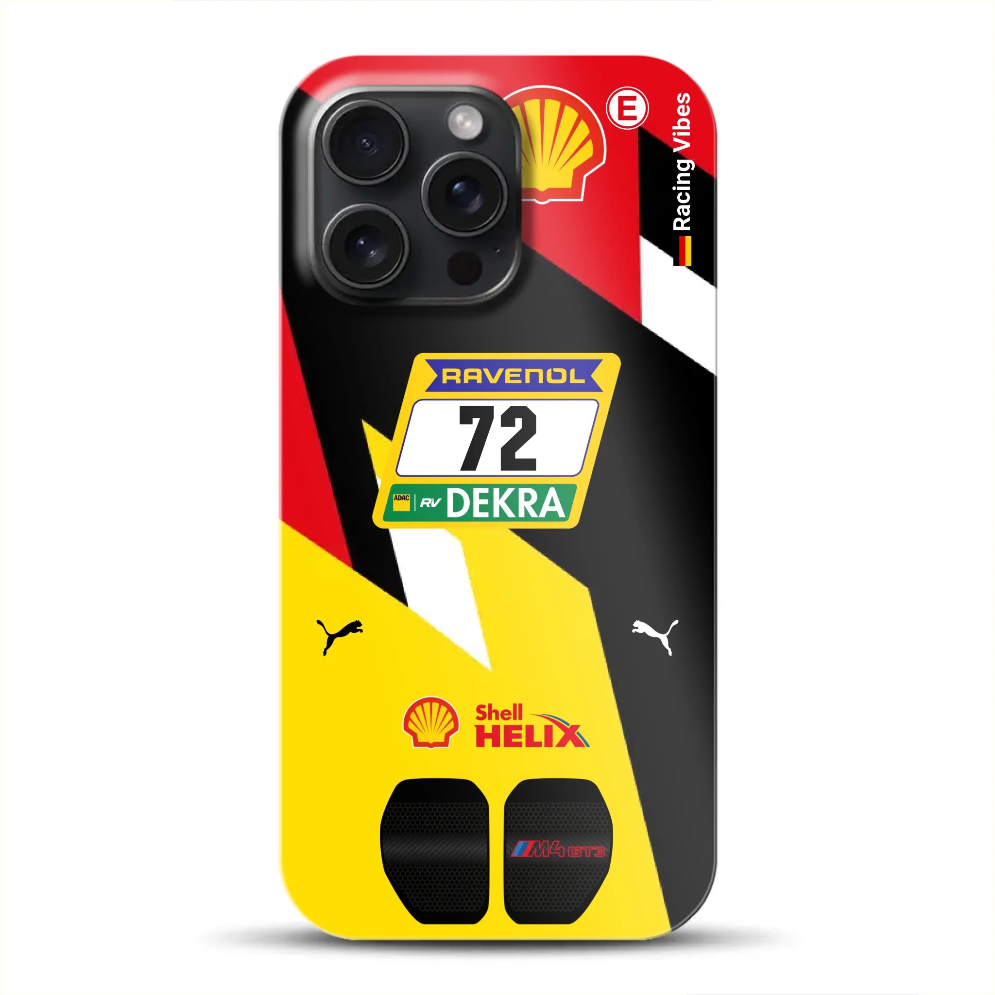 RMG M4 GT3 #72 Nürburgring 24h Qualifiers 2024 Livery – Personnalisé Premium Case pour iPhone