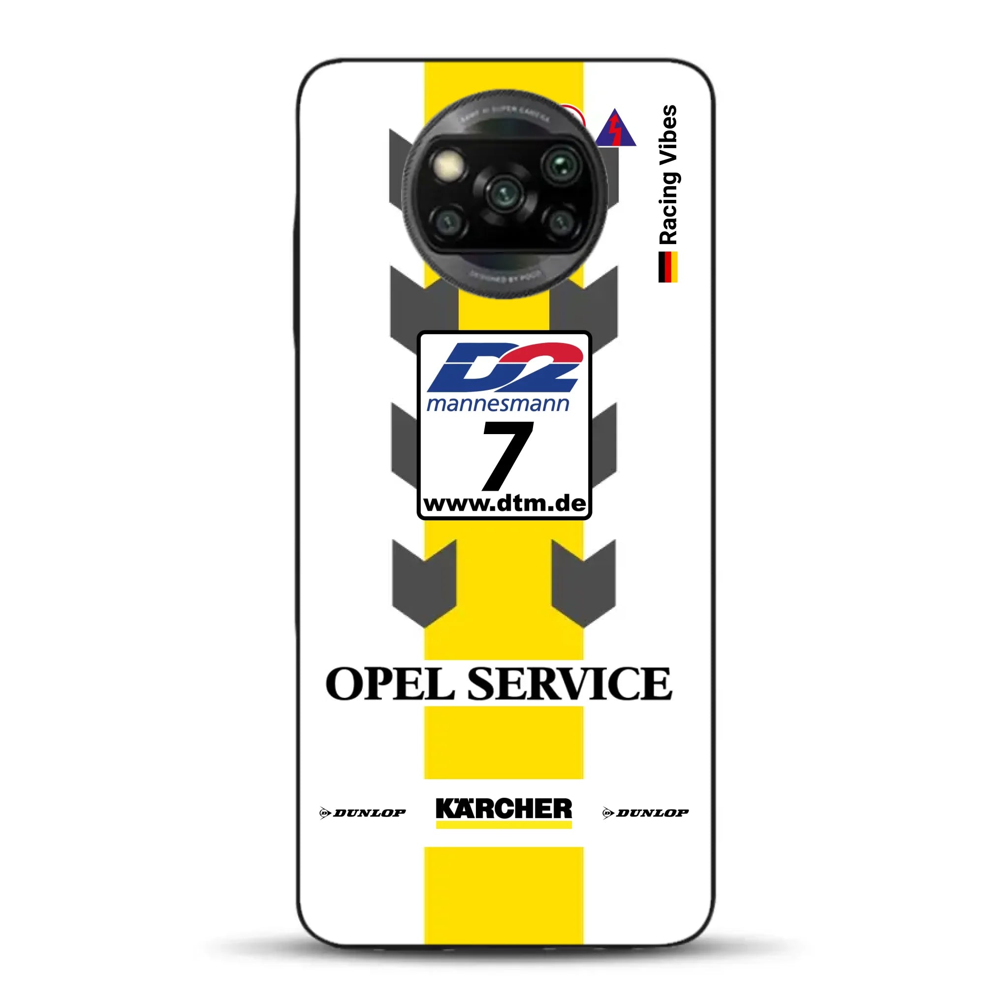 Astra V8 Coupé DTM #7 Team Phoenix 2000 Livery - Custodia per cellulare personalizzata per Xiaomi