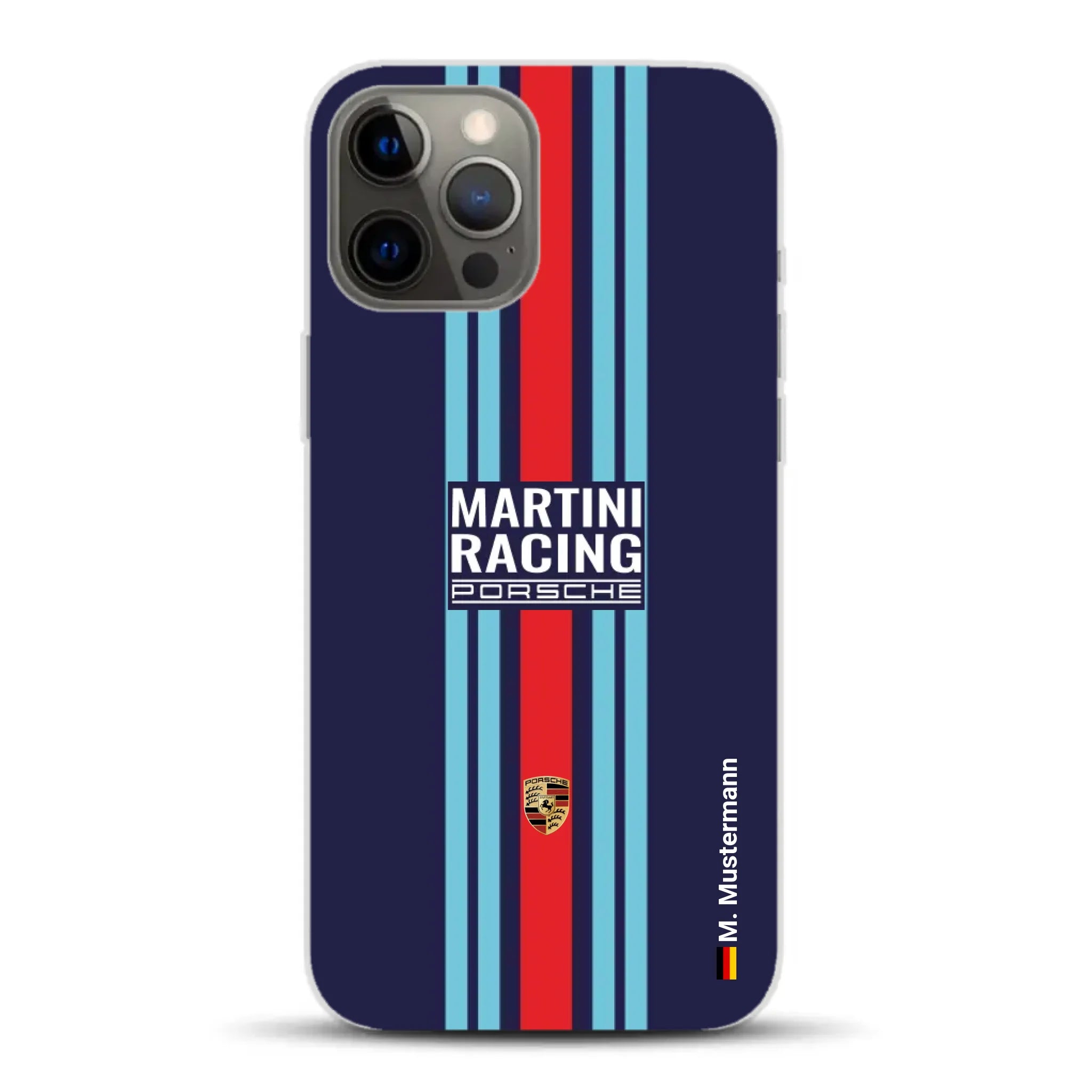 Martini Porsche Livery #2 - Custodia per cellulare personalizzata per iPhone