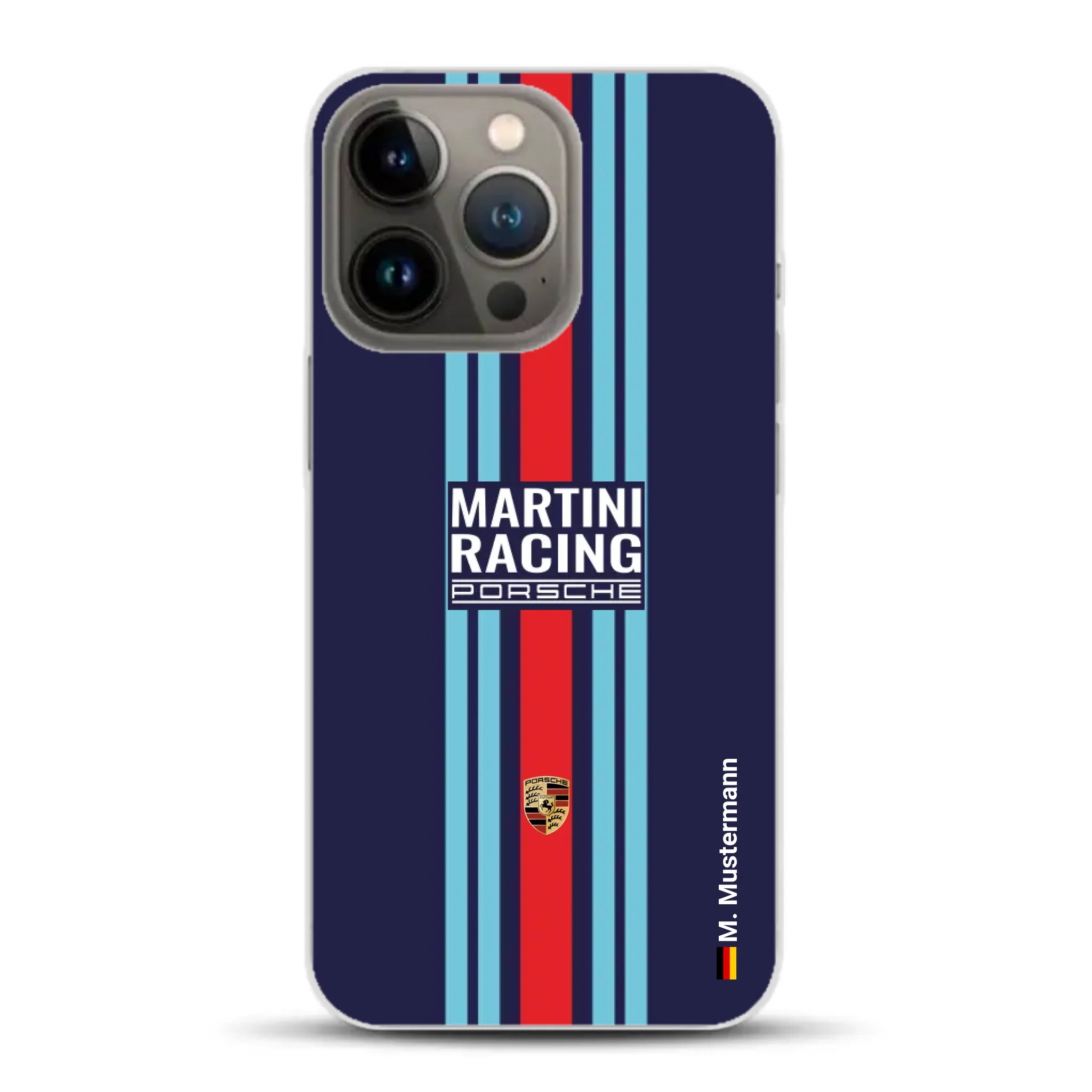 Martini Porsche Livery #2 - Custodia per cellulare personalizzata per iPhone