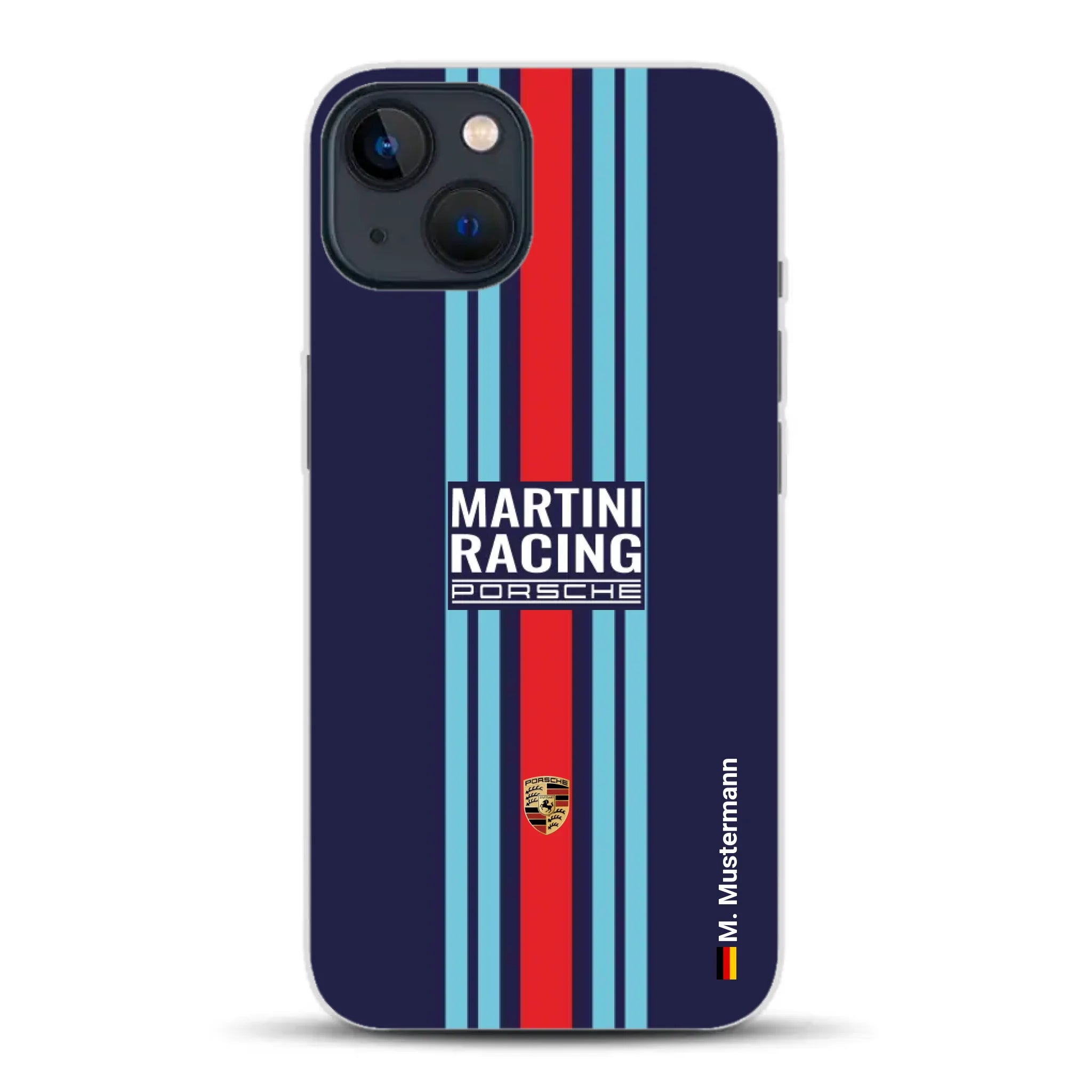 Martini Porsche Livery #2 - Custodia per cellulare personalizzata per iPhone