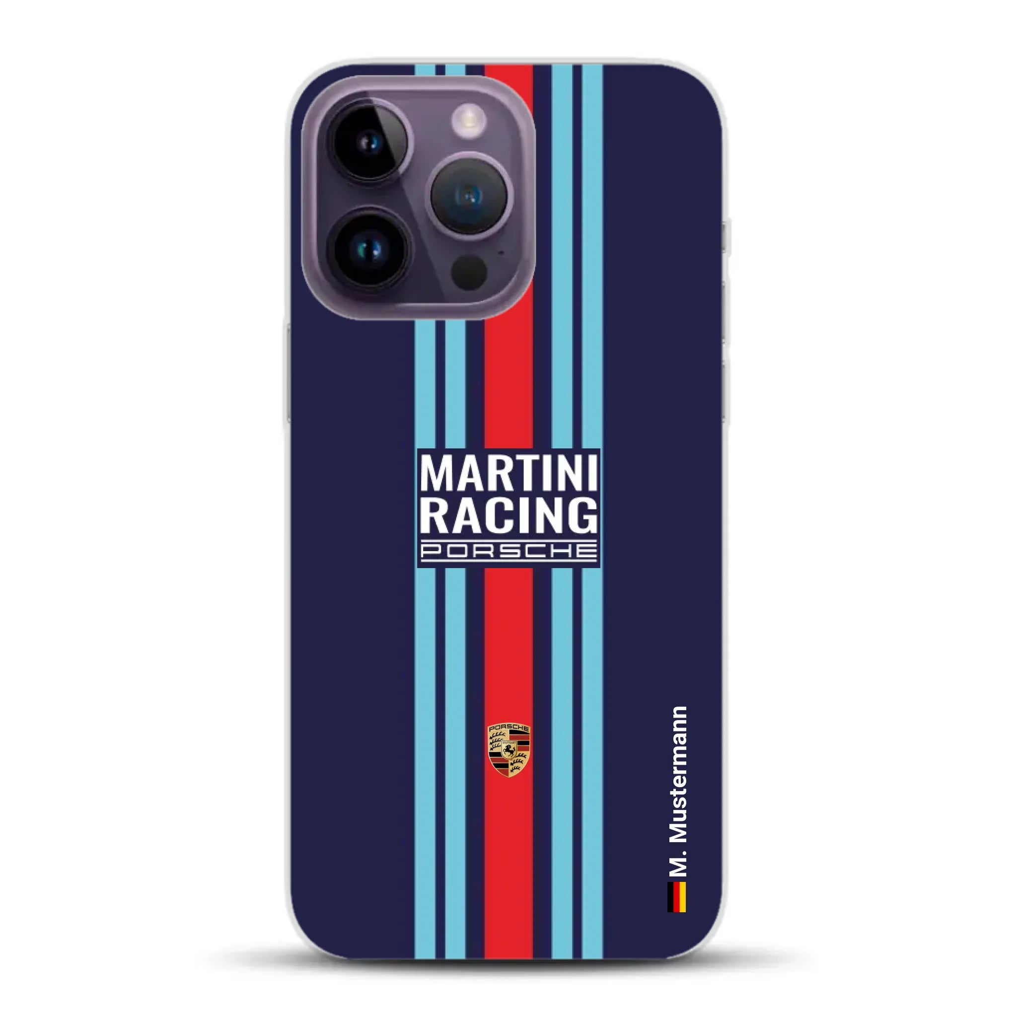 Martini Porsche Livery #2 - Custodia per cellulare personalizzata per iPhone