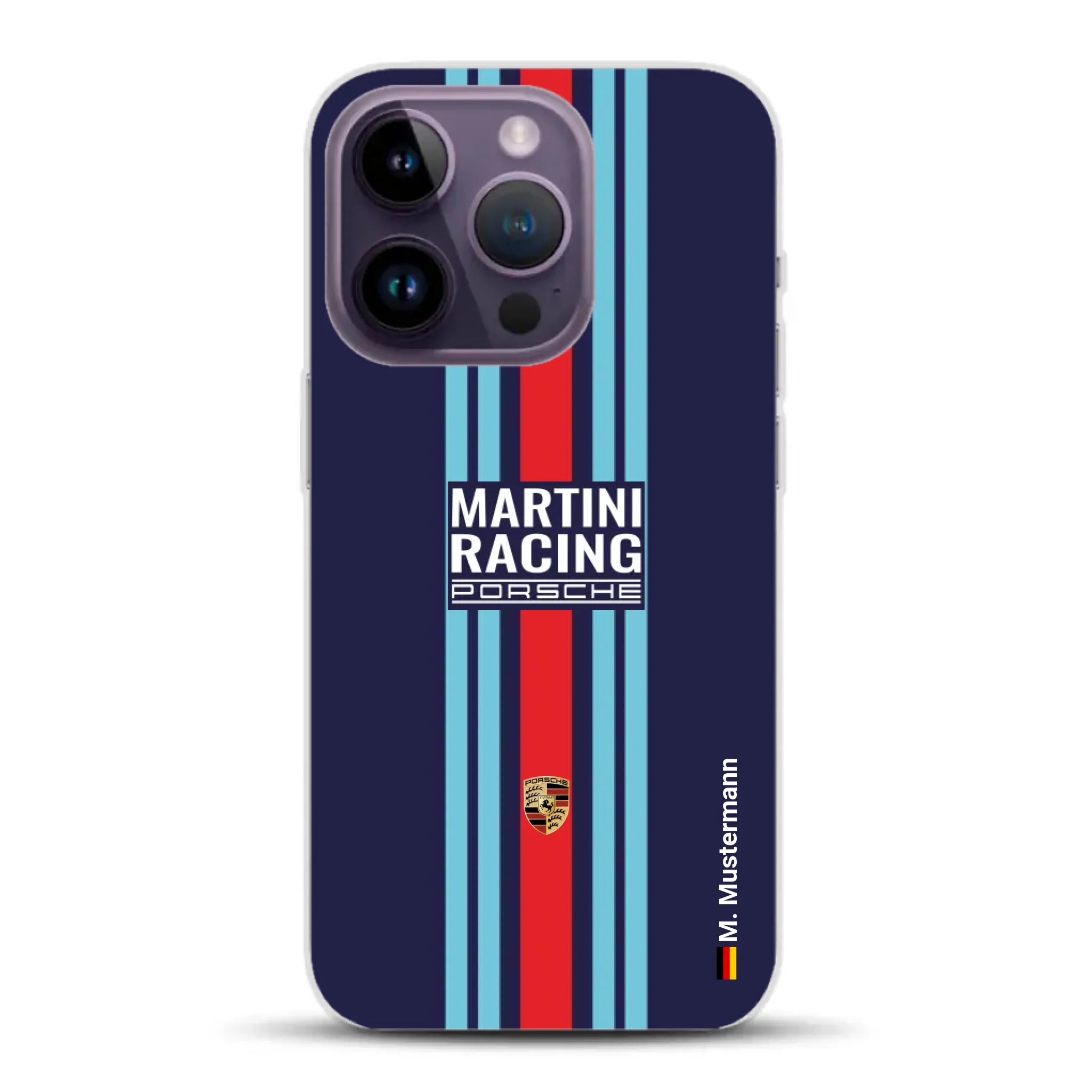 Martini Porsche Livery #2 - Custodia per cellulare personalizzata per iPhone