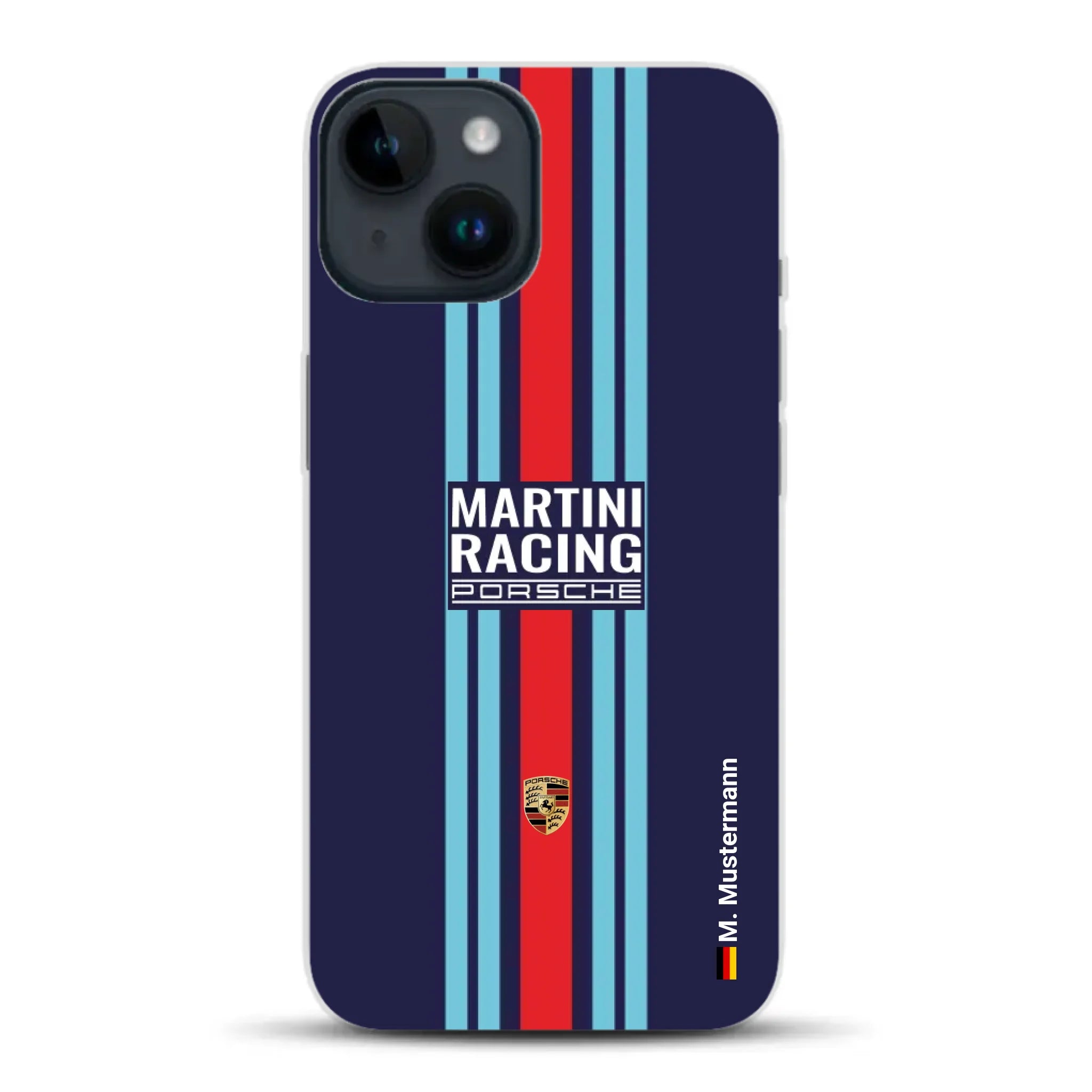 Martini Porsche Livery #2 - Custodia per cellulare personalizzata per iPhone