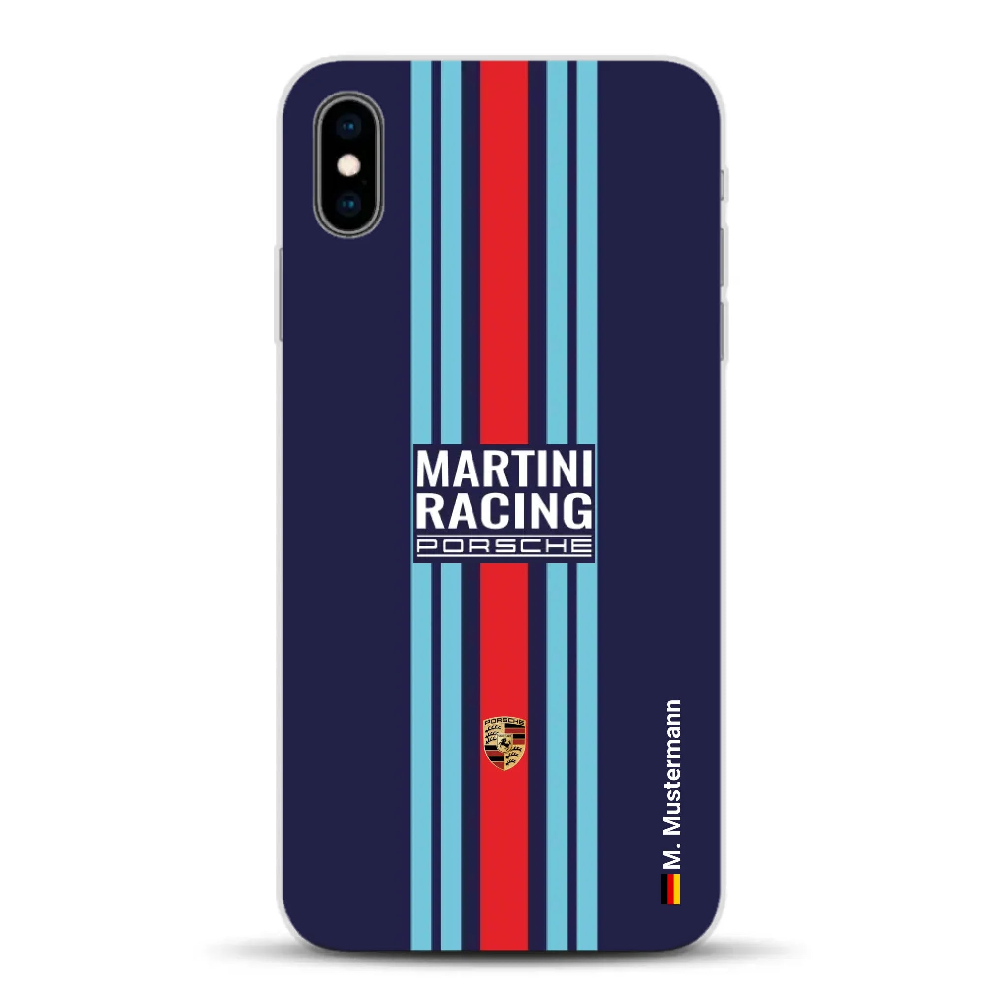 Martini Porsche Livery #2 - Custodia per cellulare personalizzata per iPhone