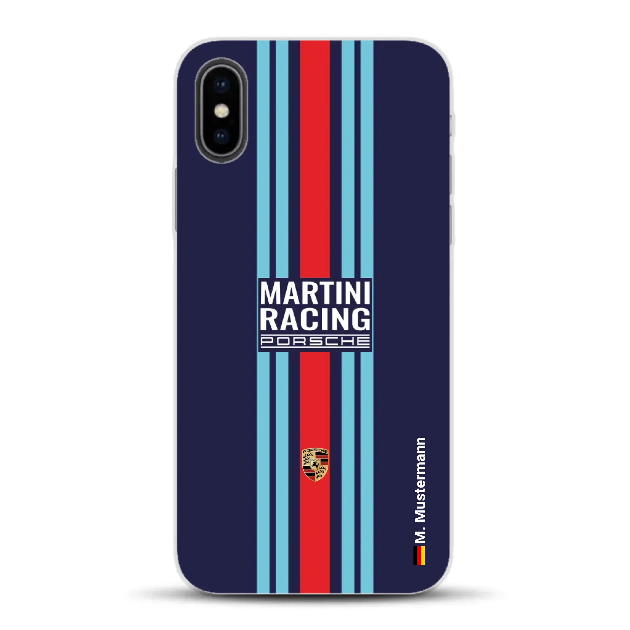 Martini Porsche Livery #2 - Custodia per cellulare personalizzata per iPhone
