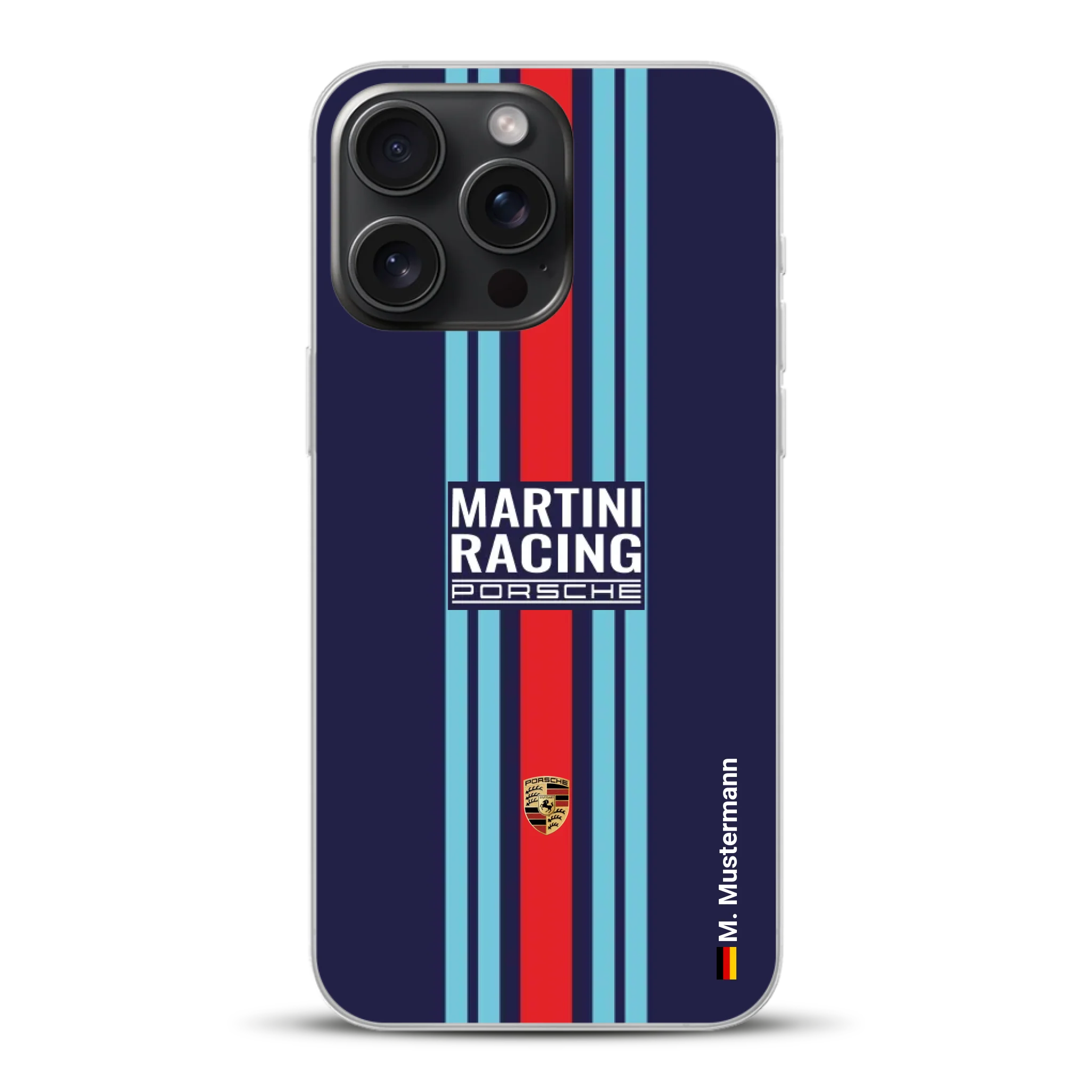 Martini Porsche Livery #2 - Custodia per cellulare personalizzata per iPhone