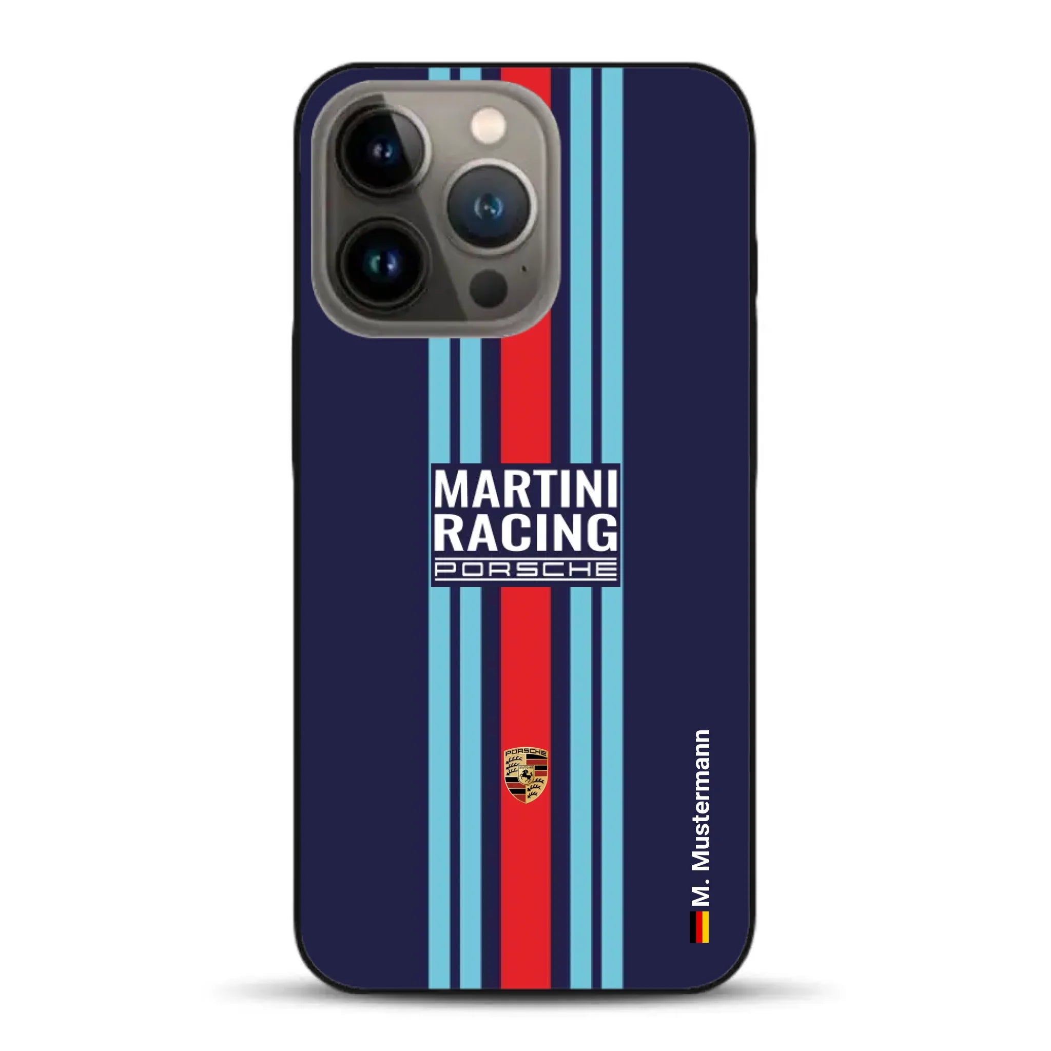 Martini Porsche Livery #2 - Custodia per cellulare personalizzata per iPhone