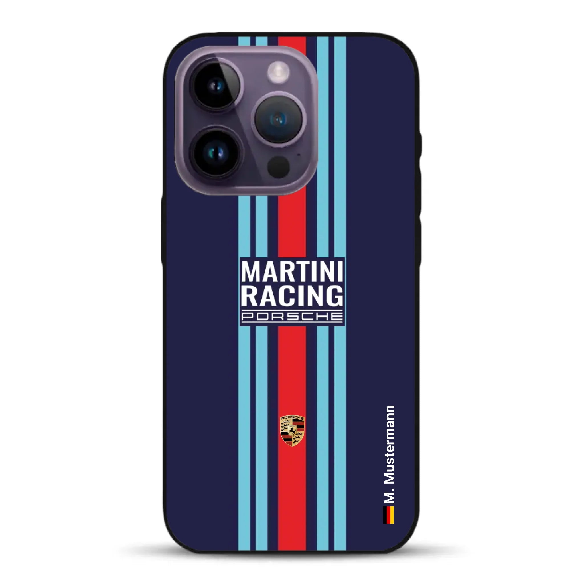 Martini Porsche Livery #2 - Custodia per cellulare personalizzata per iPhone