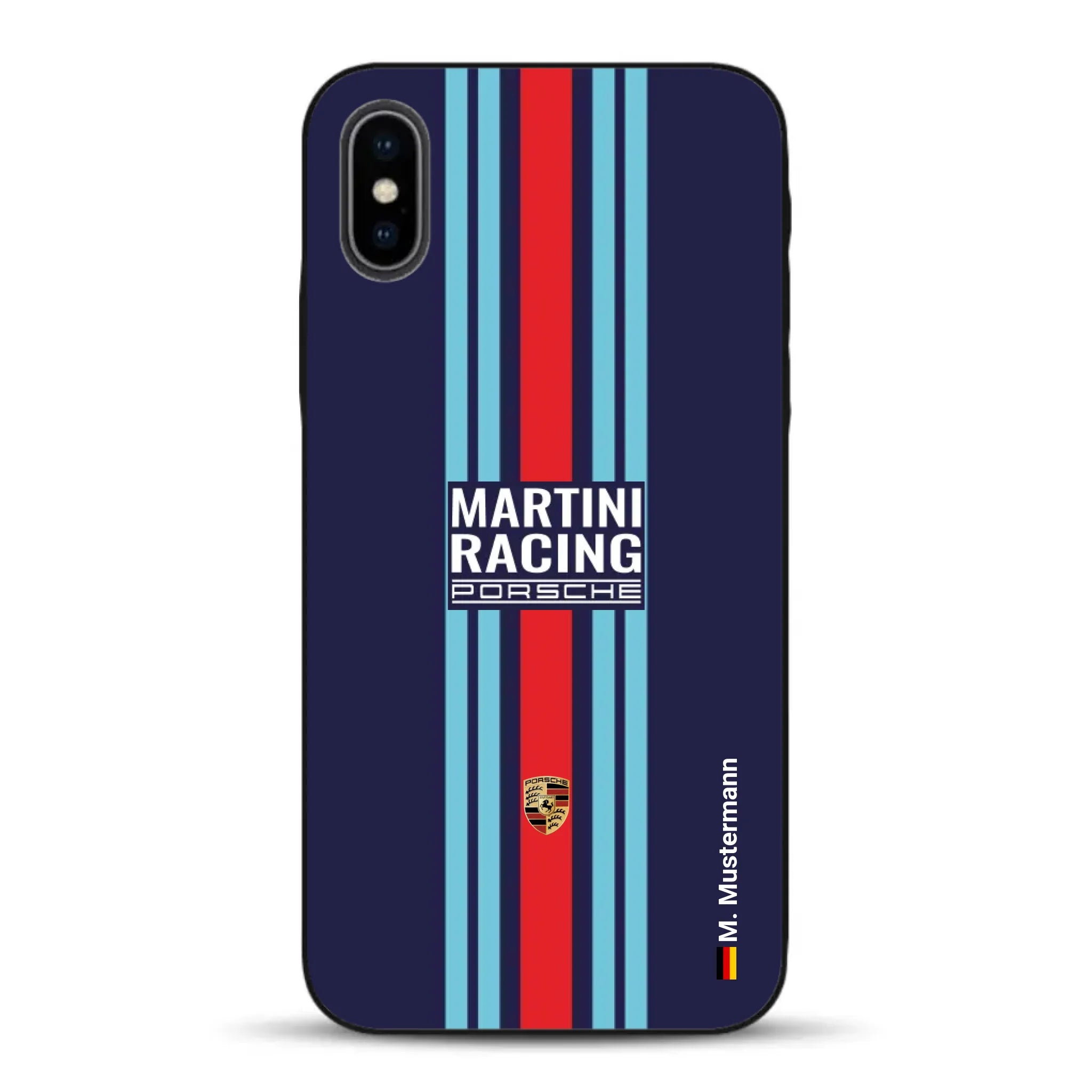 Martini Porsche Livery #2 - Custodia per cellulare personalizzata per iPhone