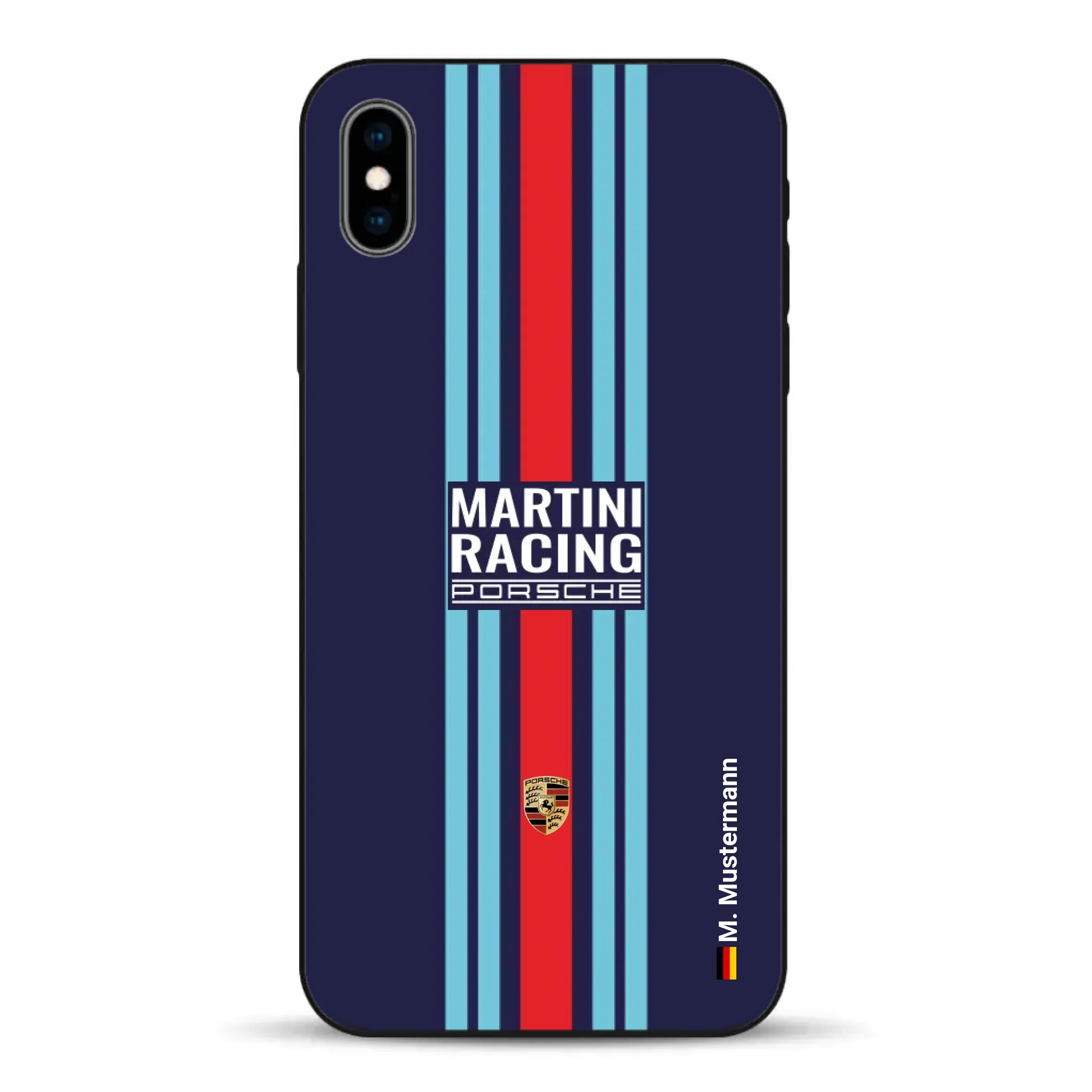 Martini Porsche Livery #2 - Custodia per cellulare personalizzata per iPhone