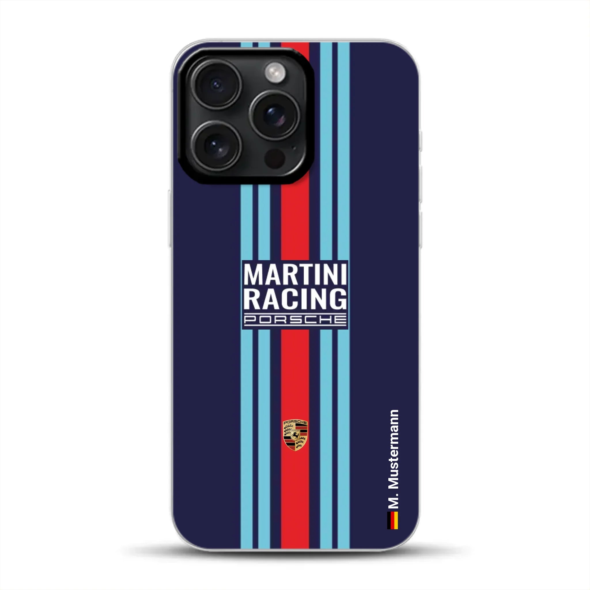 Martini Porsche Livery #2 - Custodia per cellulare personalizzata per iPhone