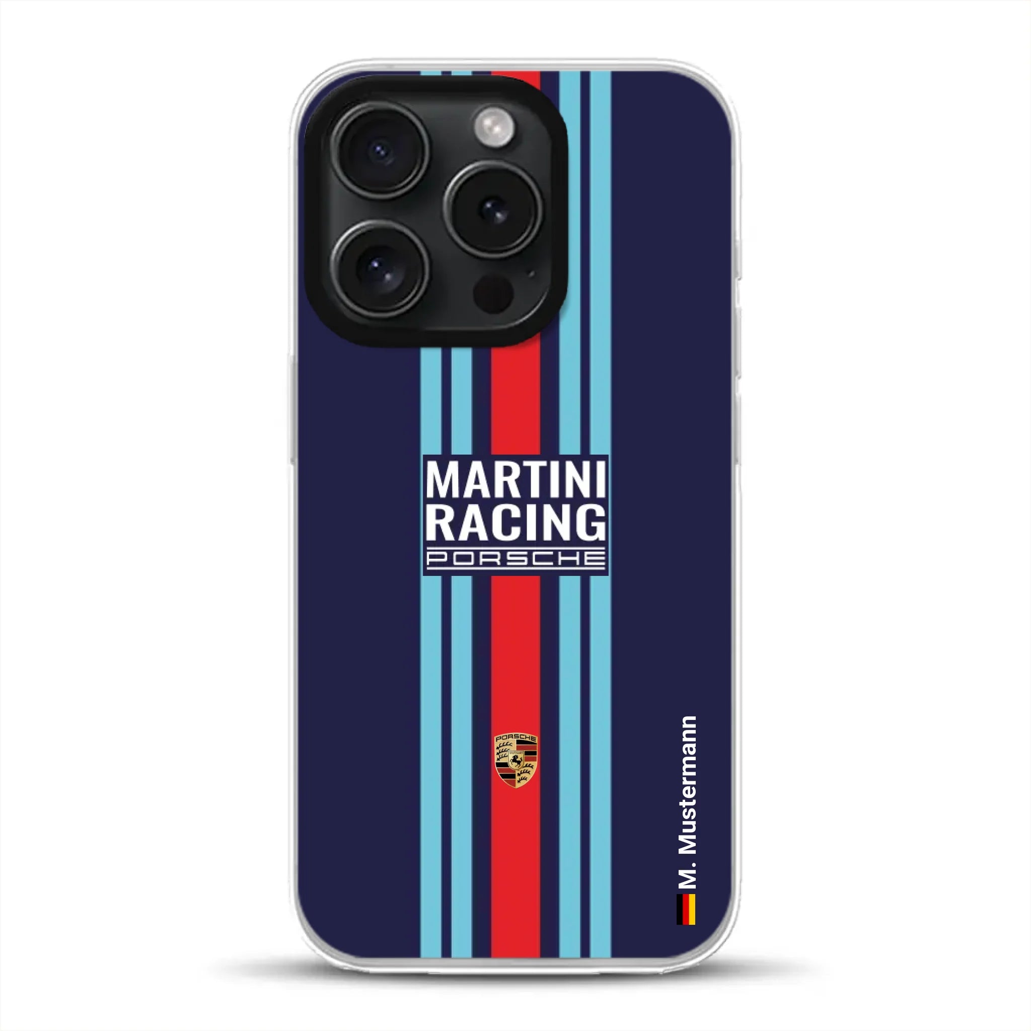 Martini Porsche Livery #2 - Custodia per cellulare personalizzata per iPhone