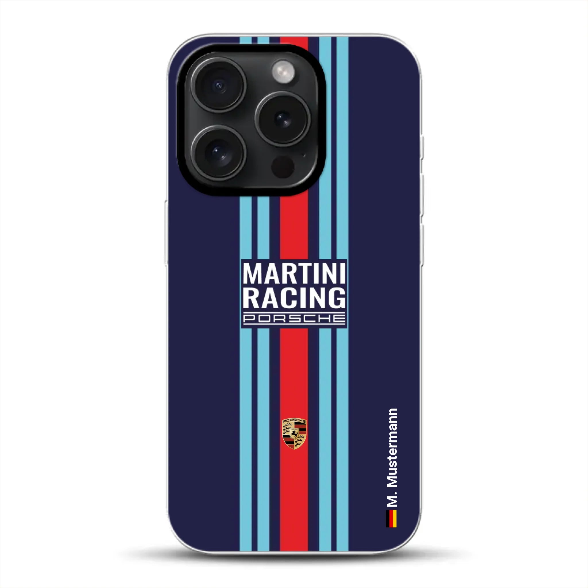 Martini Porsche Livery #2 - Custodia per cellulare personalizzata per iPhone