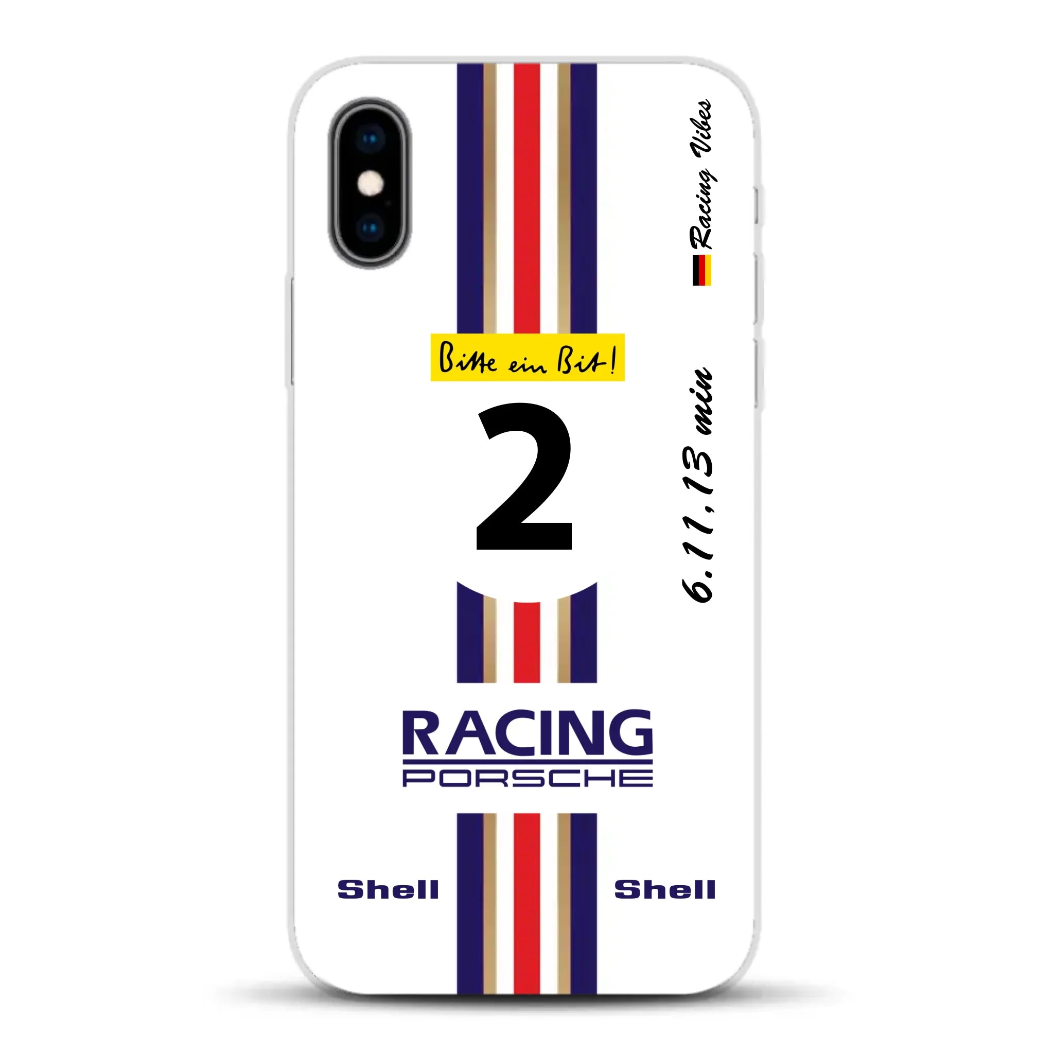 956K #2 Bellof Rekordrunde Nordschleife 1983 Livery - Custodia per cellulare personalizzata per iPhone