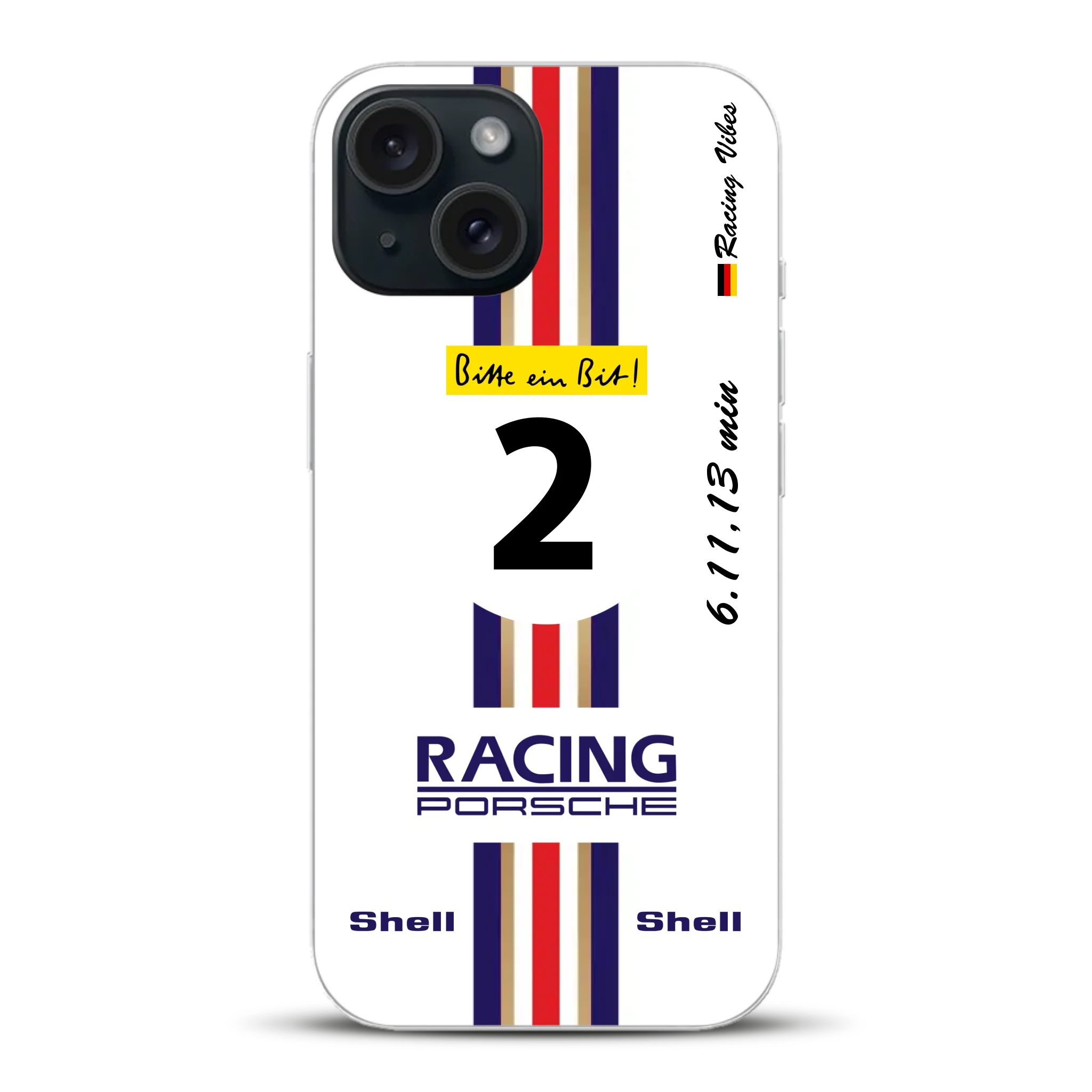 956K #2 Bellof Rekordrunde Nordschleife 1983 Livery - Custodia per cellulare personalizzata per iPhone